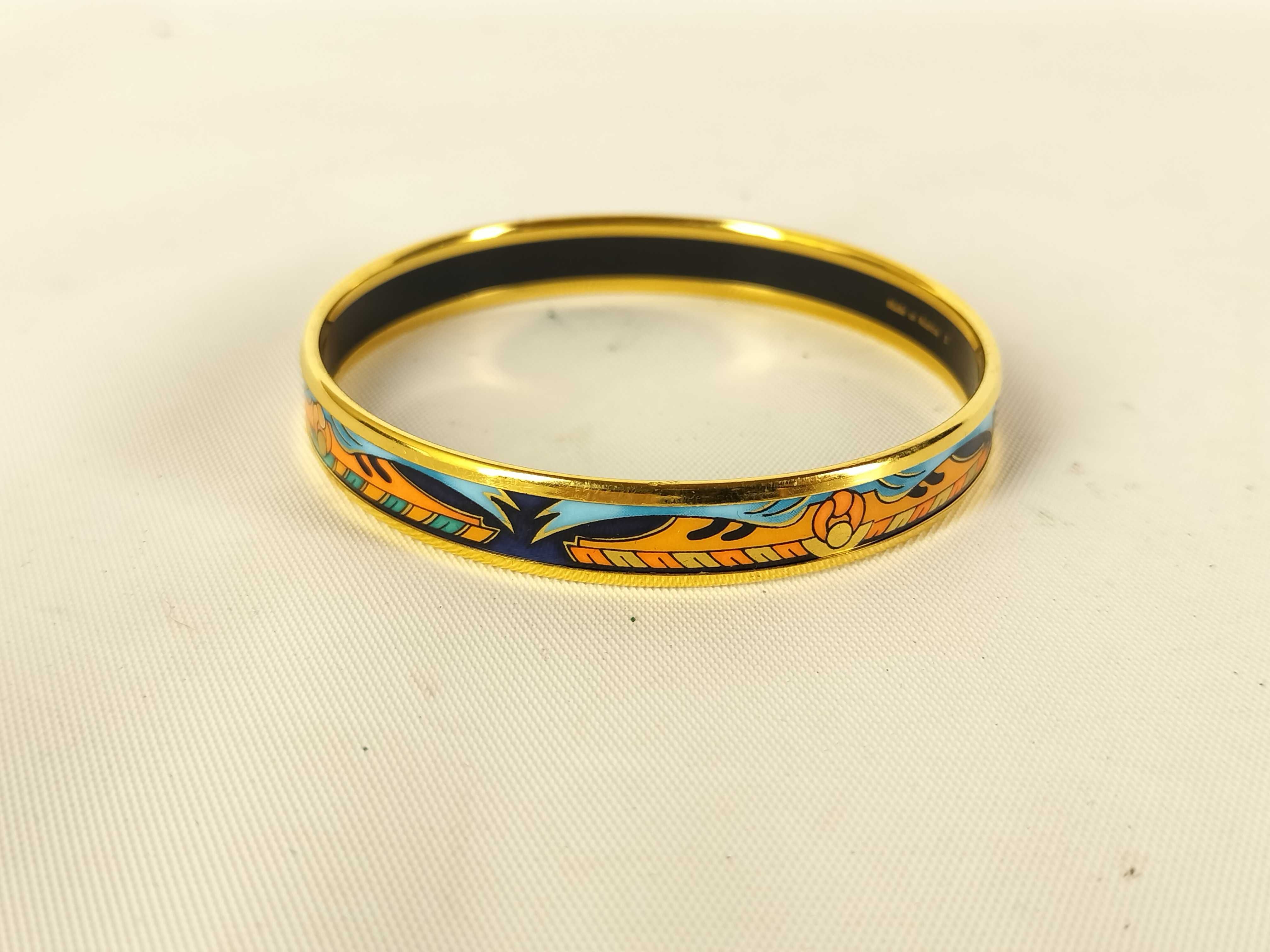 Enamel Bangle Bracelet — view 2