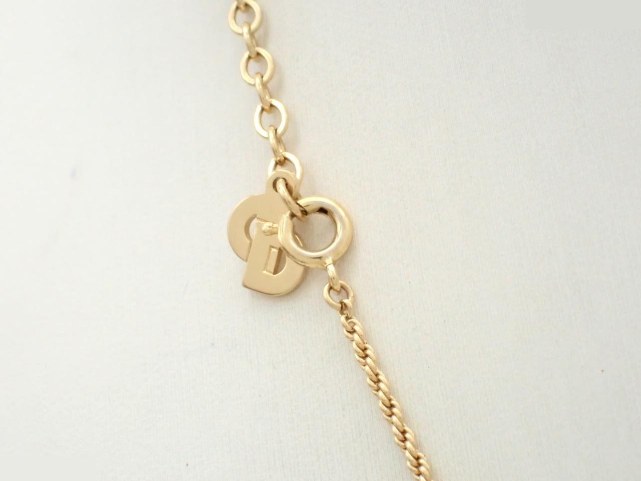Gold necklace, chain approximately 42cm — view 2