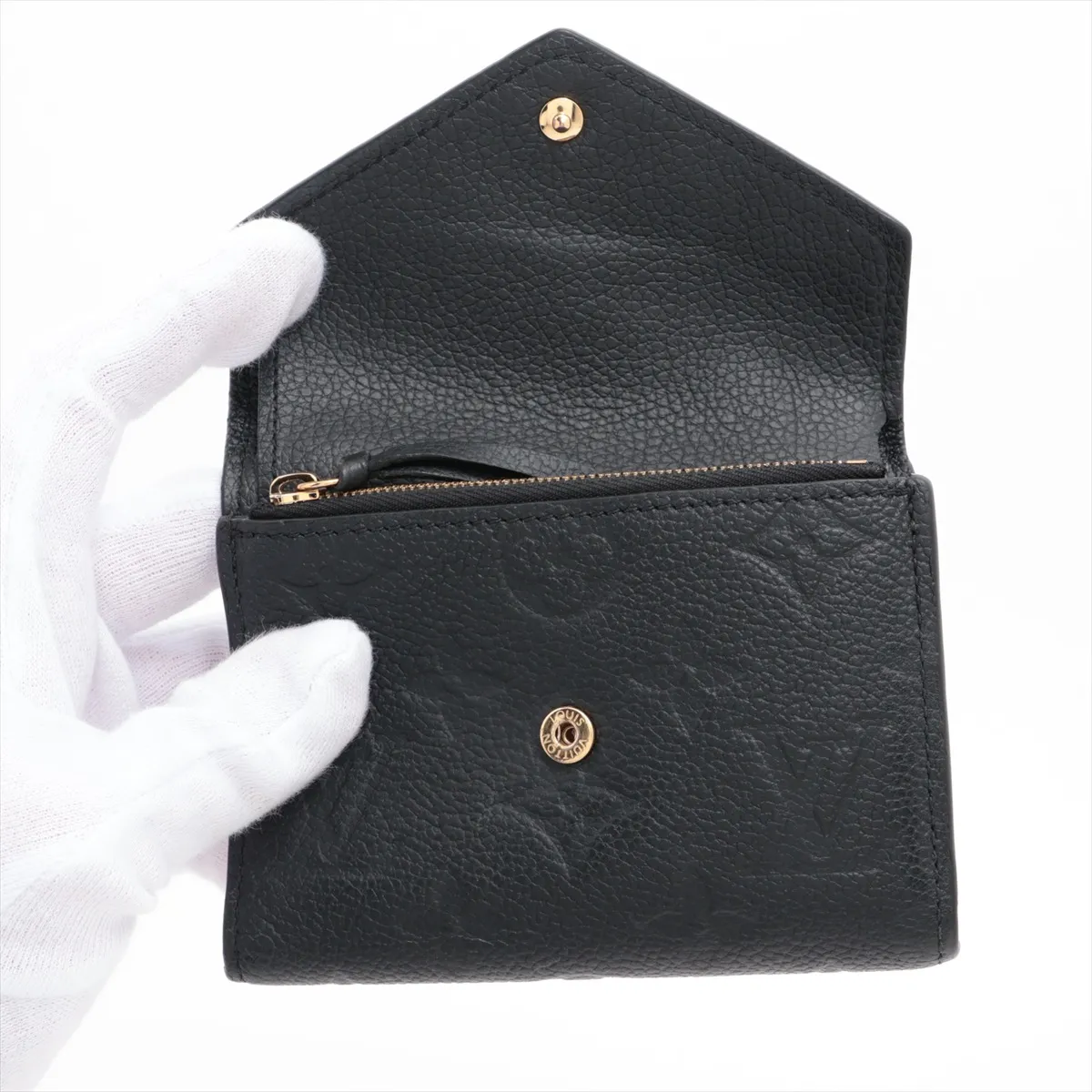Empreinte Portefeuille Victorine M64060 Noir Compact Wallet (RFID detected) — view 3