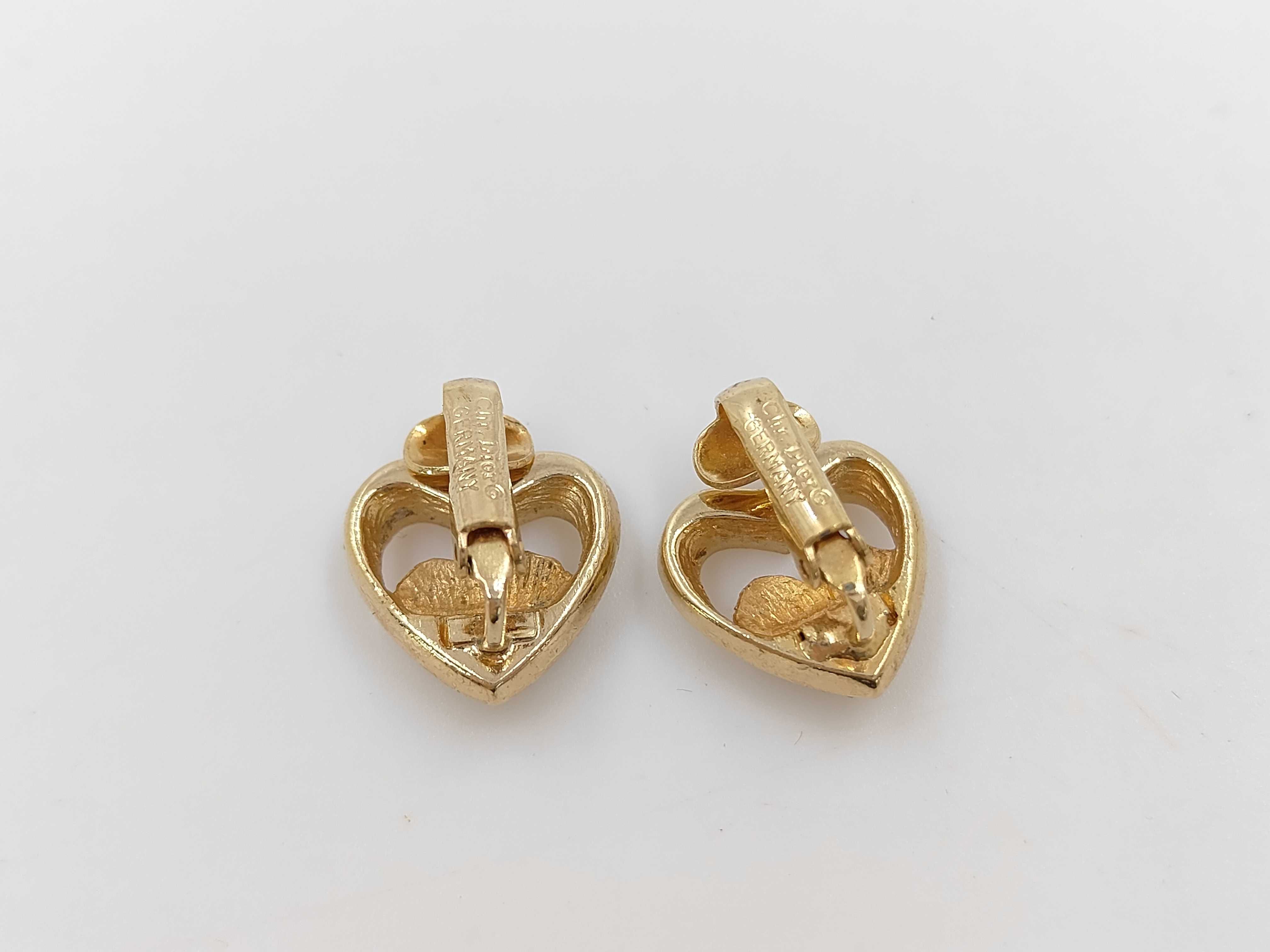 heart earrings — view 2