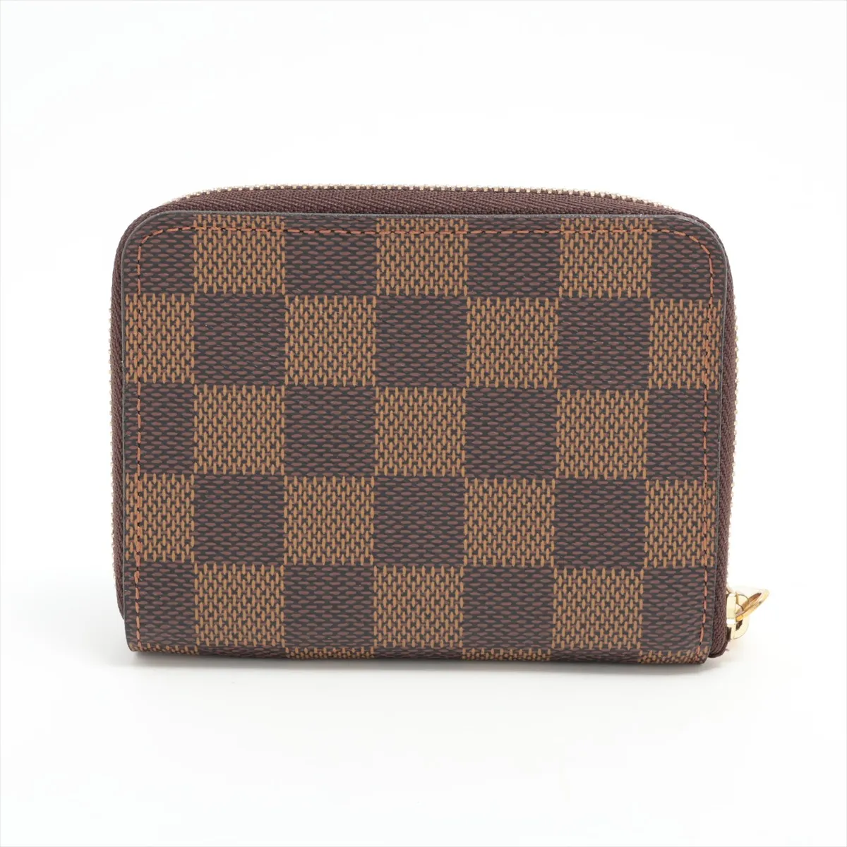 Damier Zippy Coin Purse N63070 TS3154 Brown Compact Wallet — view 2