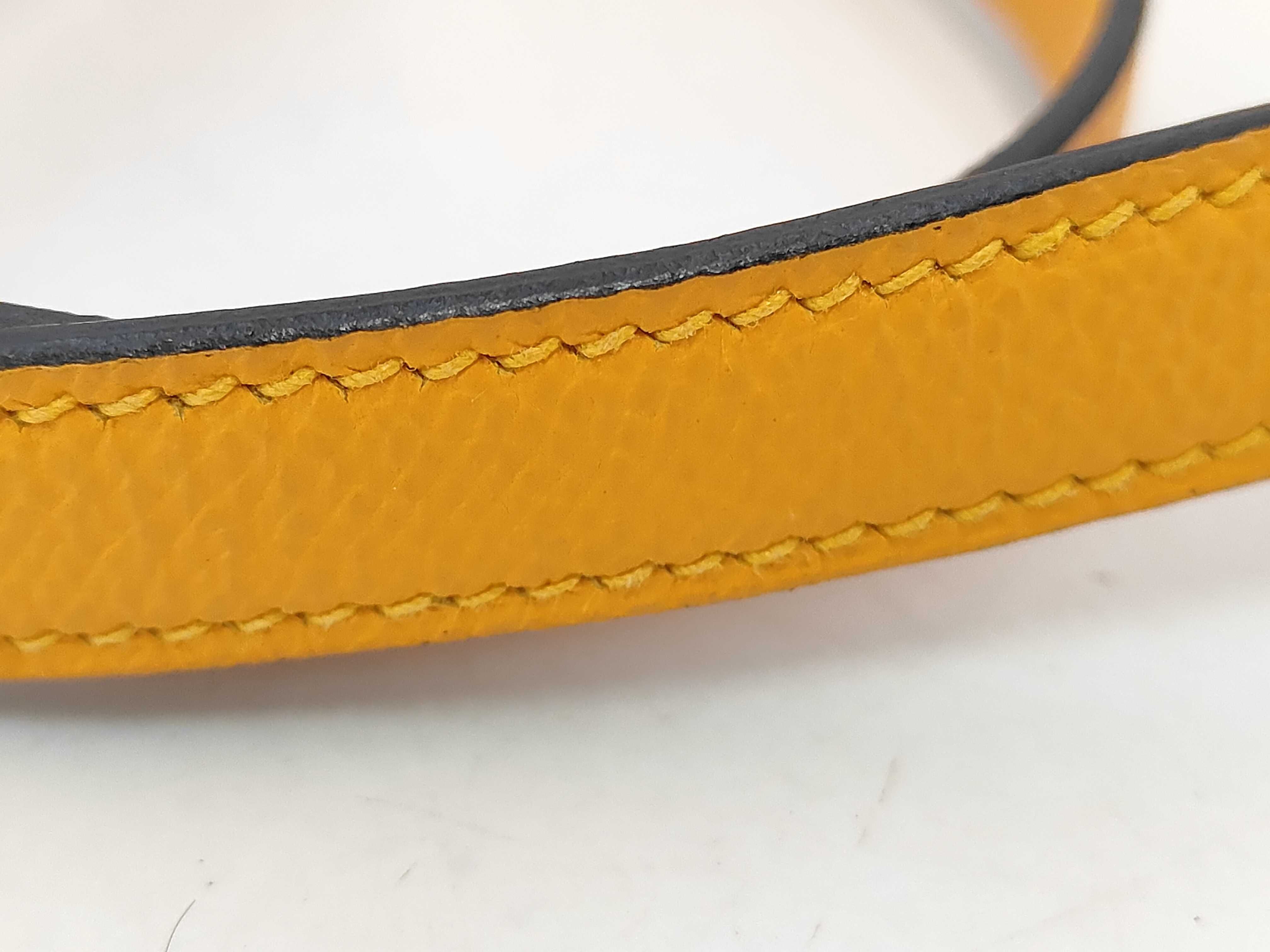 Veroux 23 Jaune Ambre Epsom Silver Shoulder Bag (A stamp) — view 7