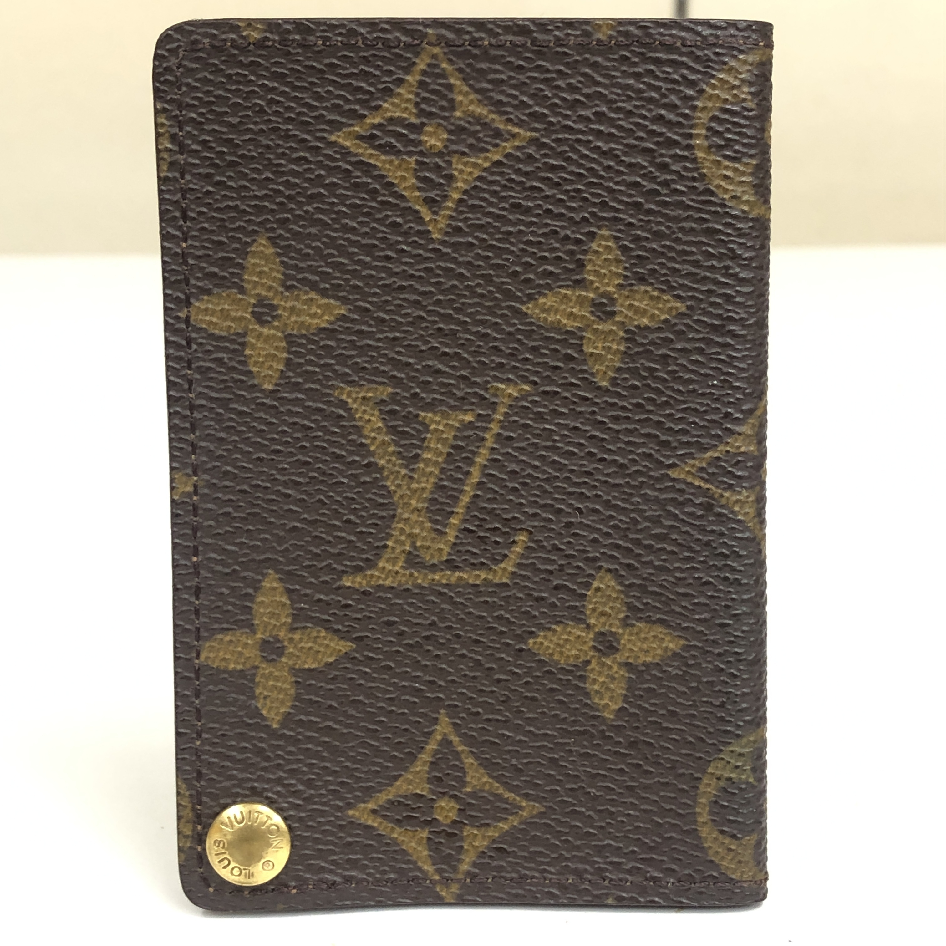 Monogram Portecarte Credit Pression M60937 Card Case CT0979 Business Card Holder Pass Case Card Case Made in France Card Case — view 2