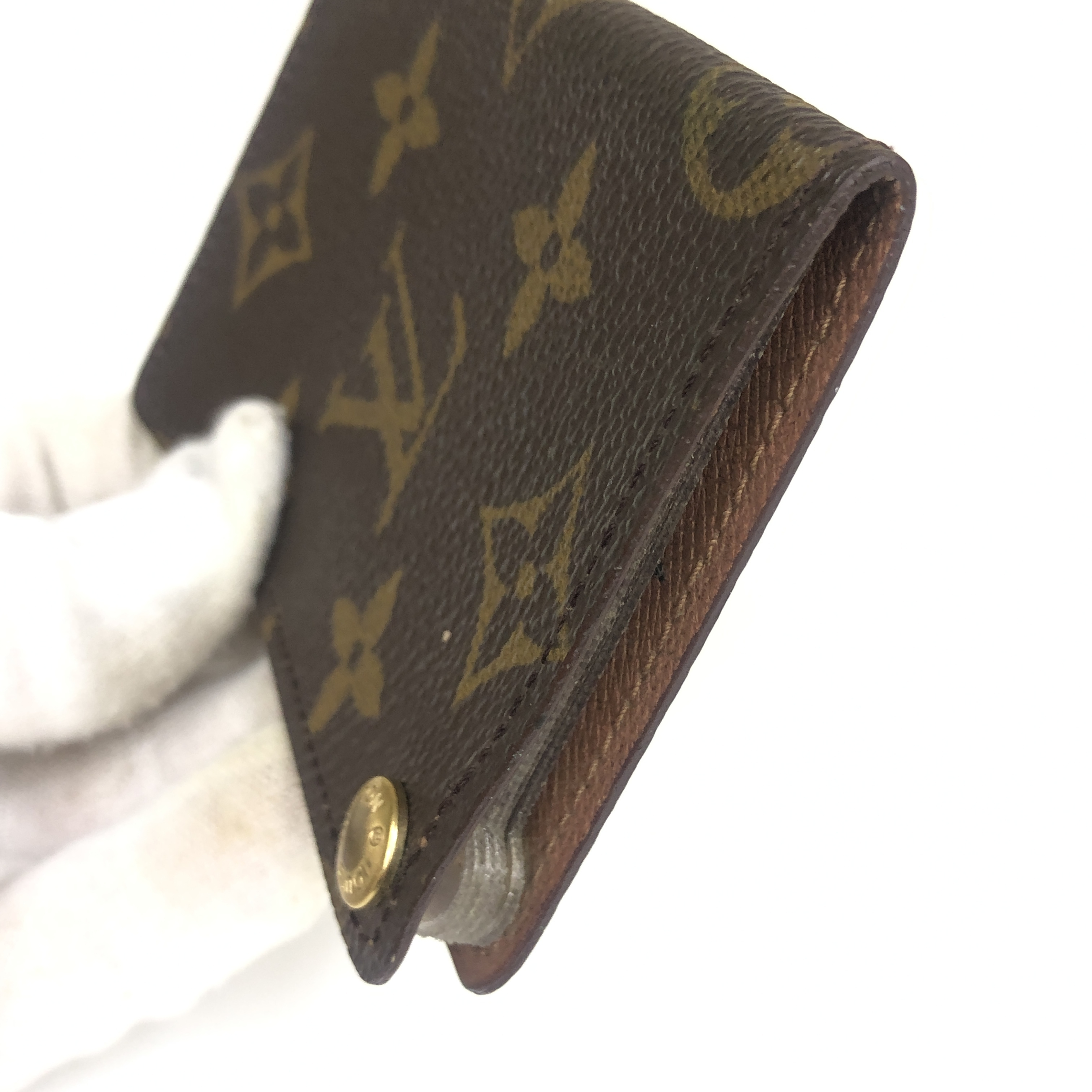 Monogram Portecarte Credit Pression M60937 Card Case CT0979 Business Card Holder Pass Case Card Case Made in France Card Case — view 13