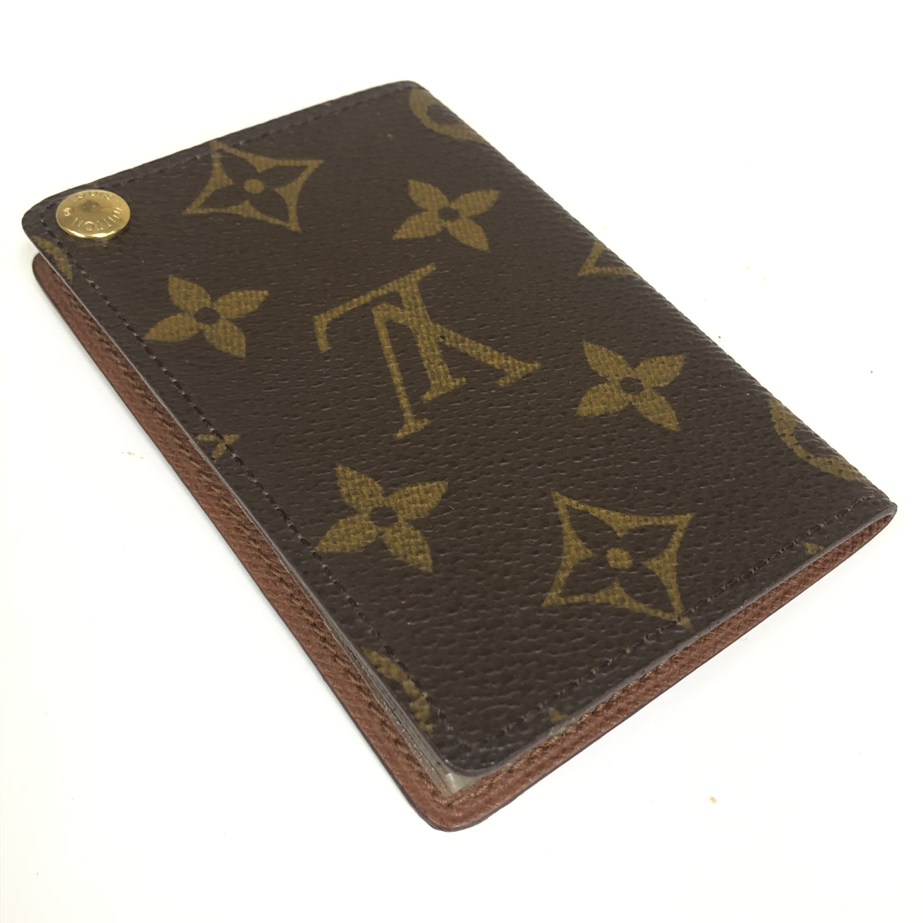 Monogram Portecarte Credit Pression M60937 Card Case CT0979 Business Card Holder Pass Case Card Case Made in France Card Case — view 4