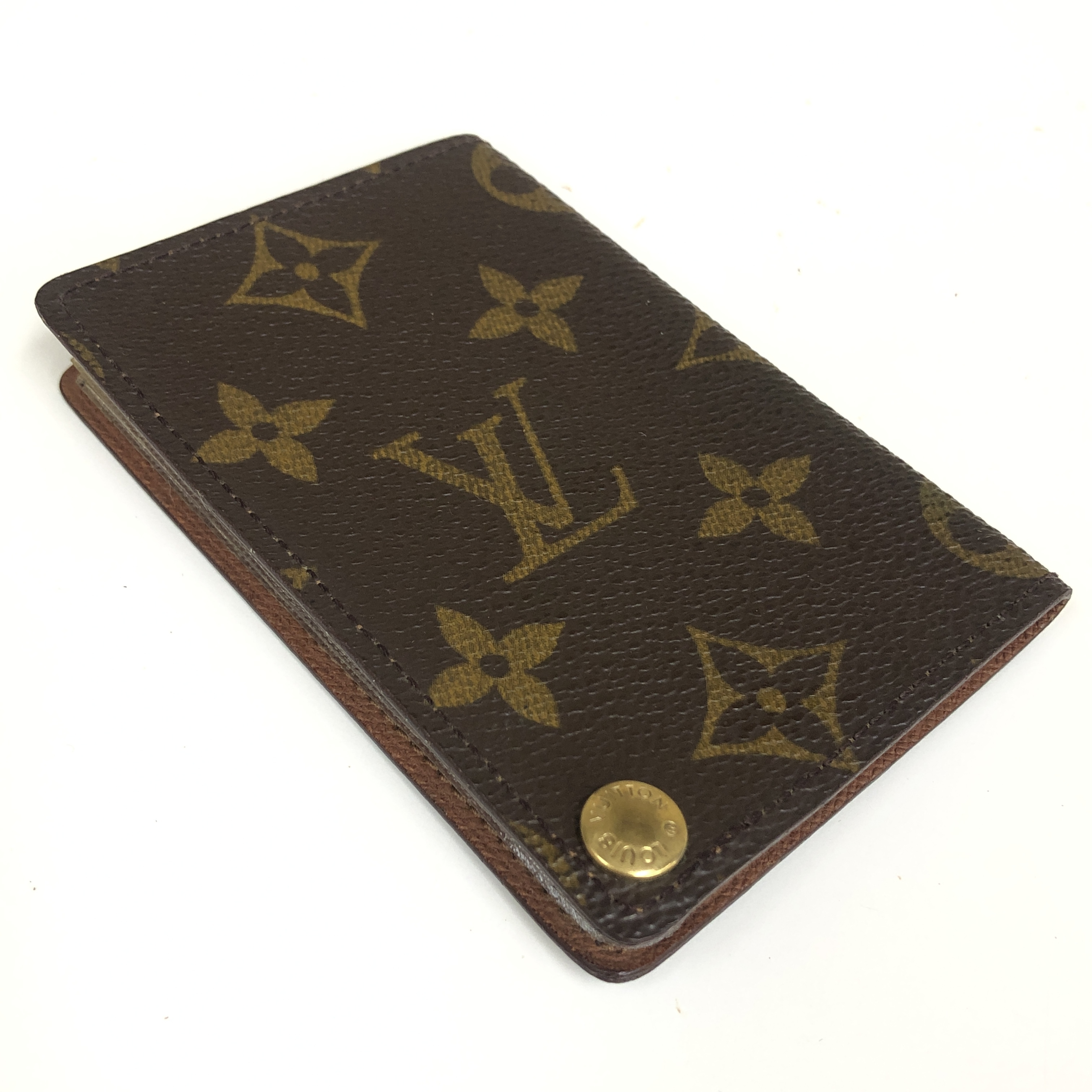 Monogram Portecarte Credit Pression M60937 Card Case CT0979 Business Card Holder Pass Case Card Case Made in France Card Case — view 5