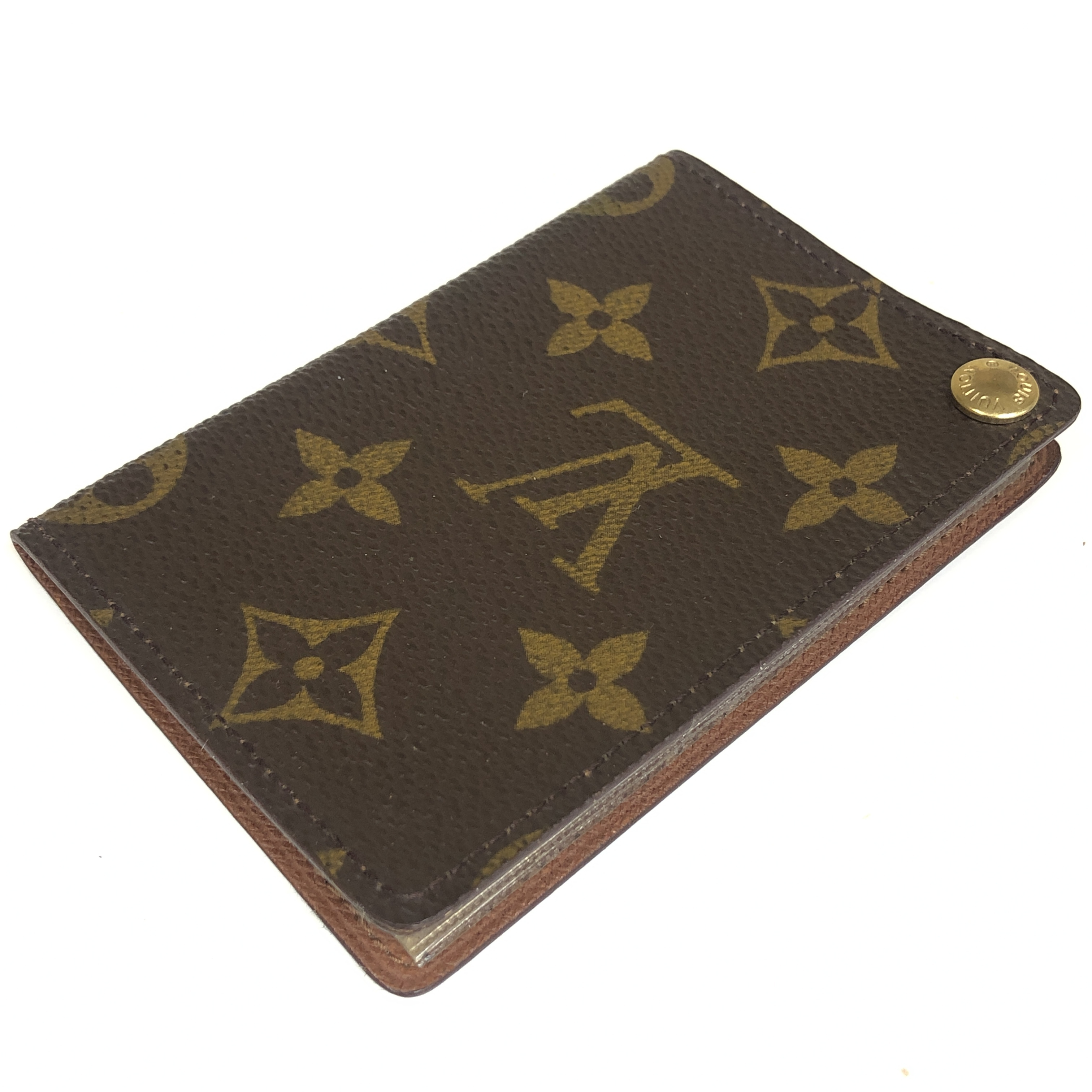 Monogram Portecarte Credit Pression M60937 Card Case CT0979 Business Card Holder Pass Case Card Case Made in France Card Case — view 6