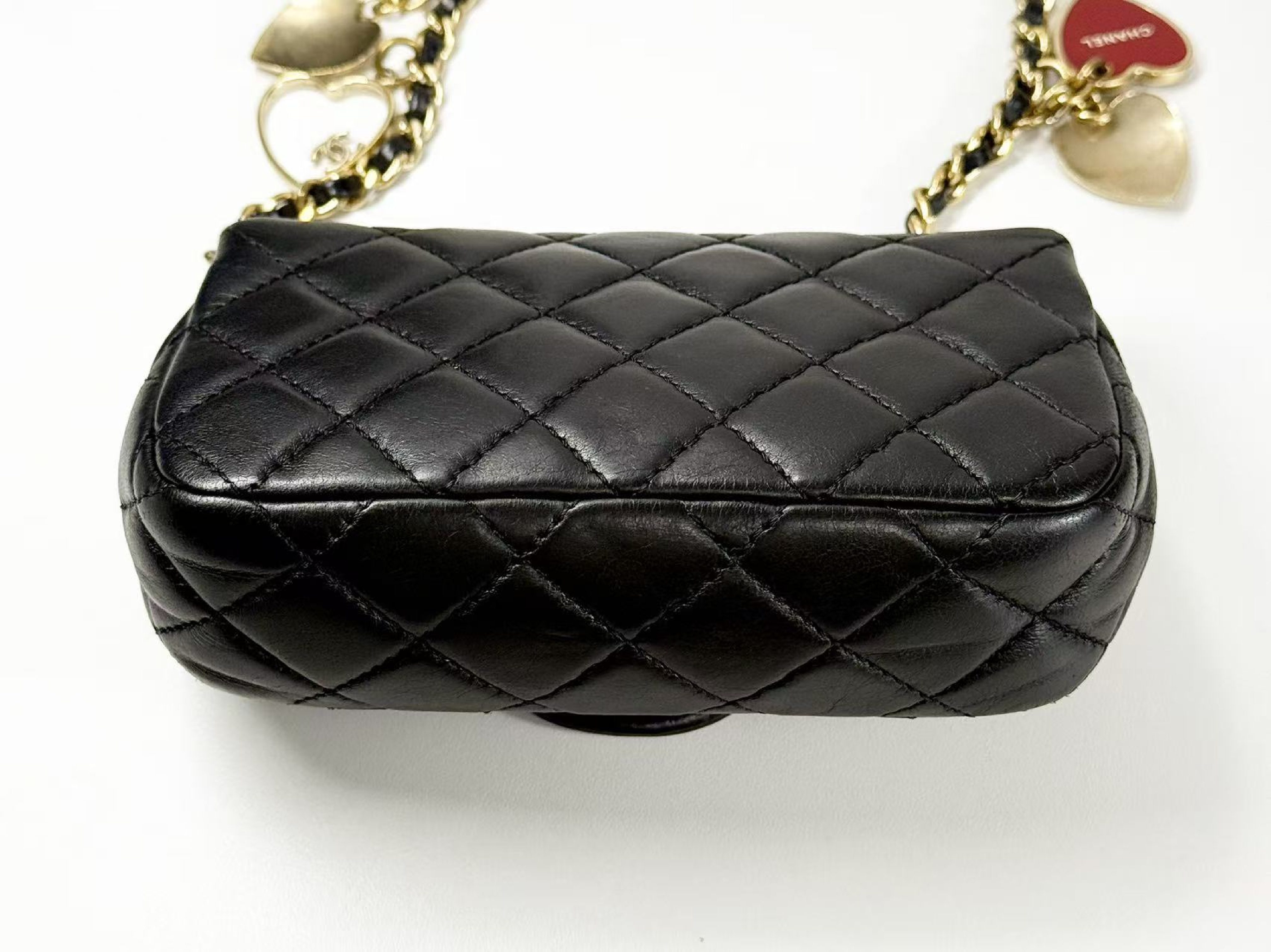 Black Mini Mat Valentine Tanlock W15/H9/D5cm approx. 13th series [Box and seal included] C gold hardware Shoulder bag 13411630 Shoulder bag — view 11
