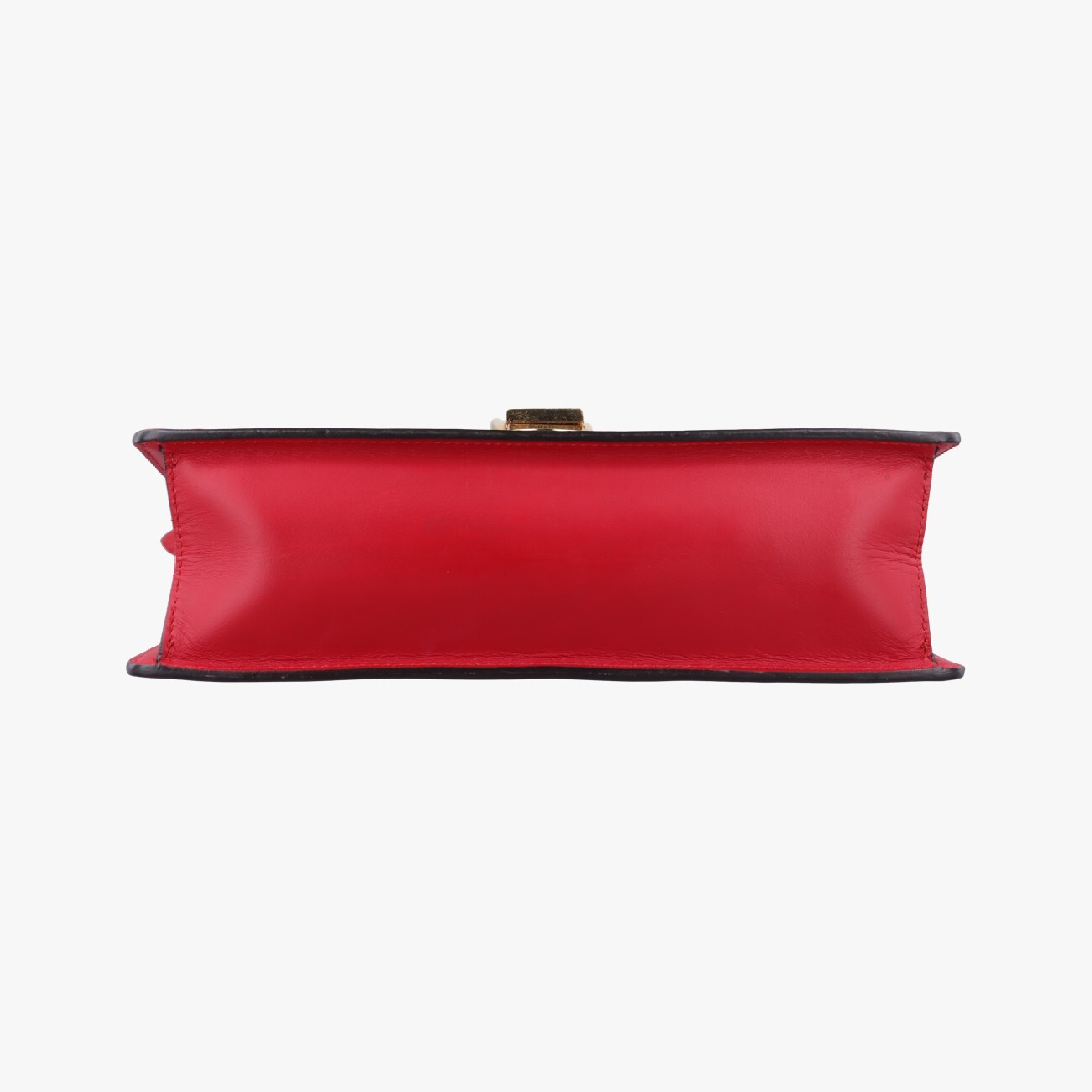 Sylvie Red x Navy Leather Shoulder Bag 421882 D022289772 — view 3