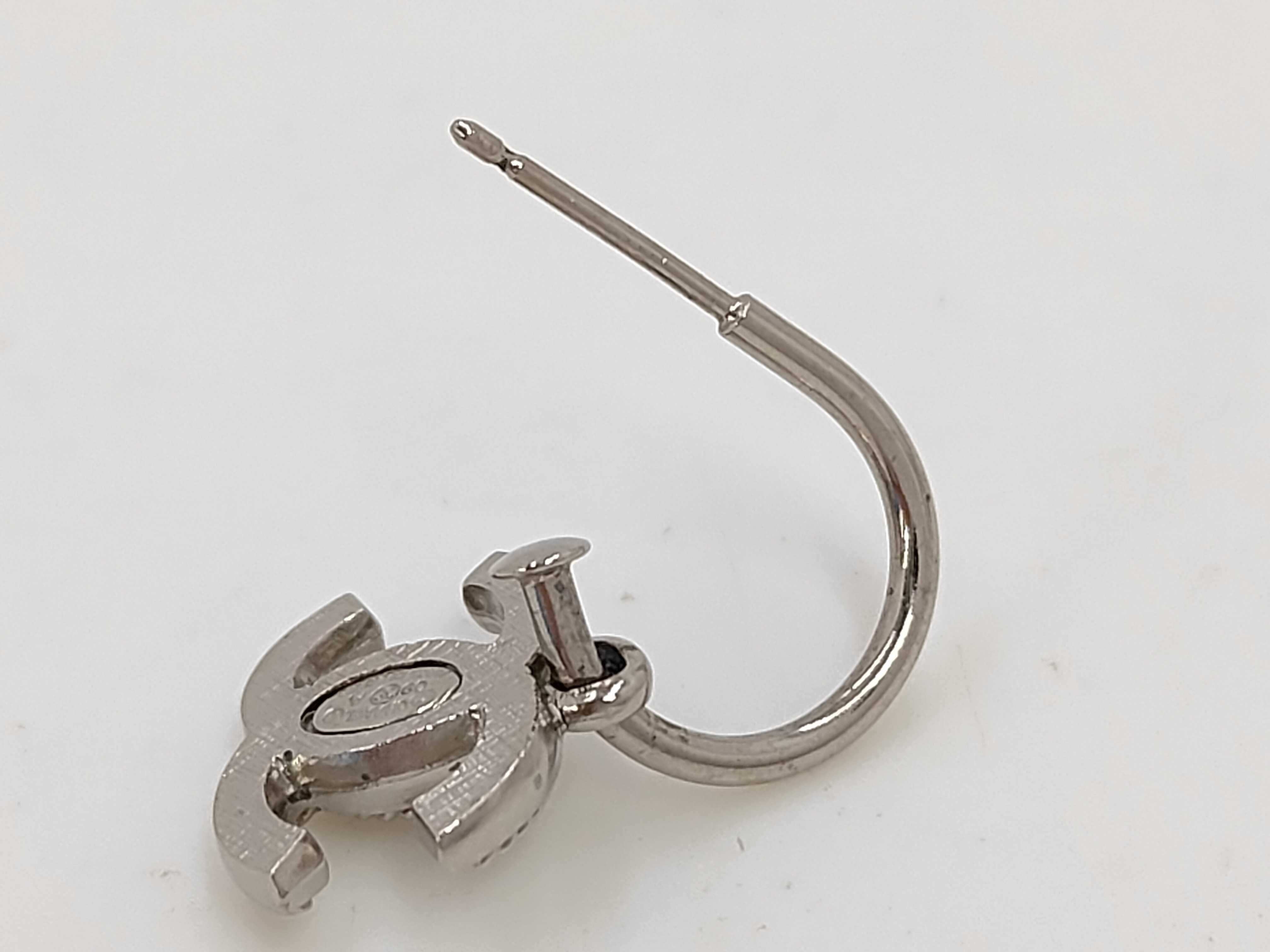 hoop earrings, Coco Mark, silver, 09A. — view 5