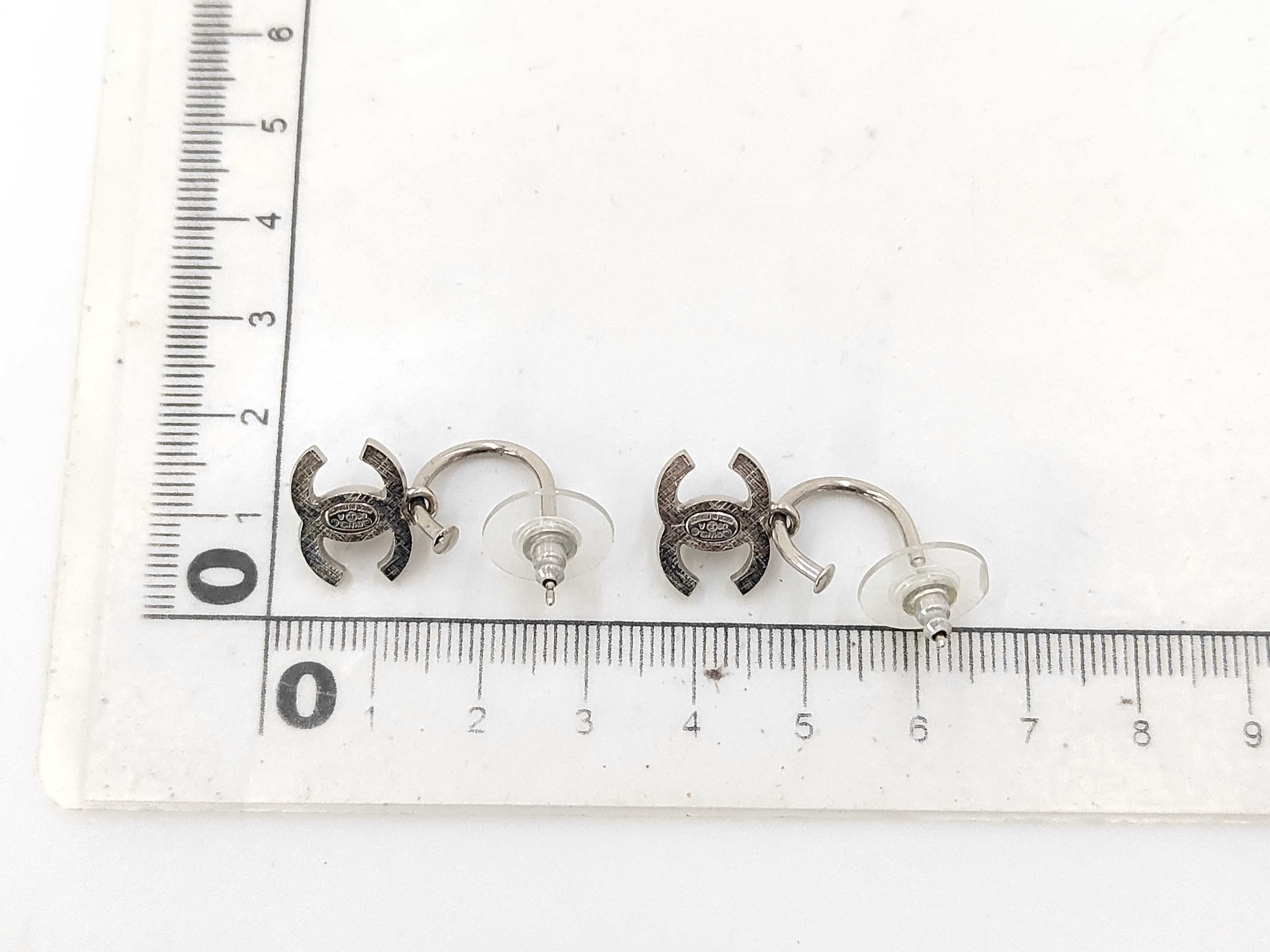 hoop earrings, Coco Mark, silver, 09A. — view 8