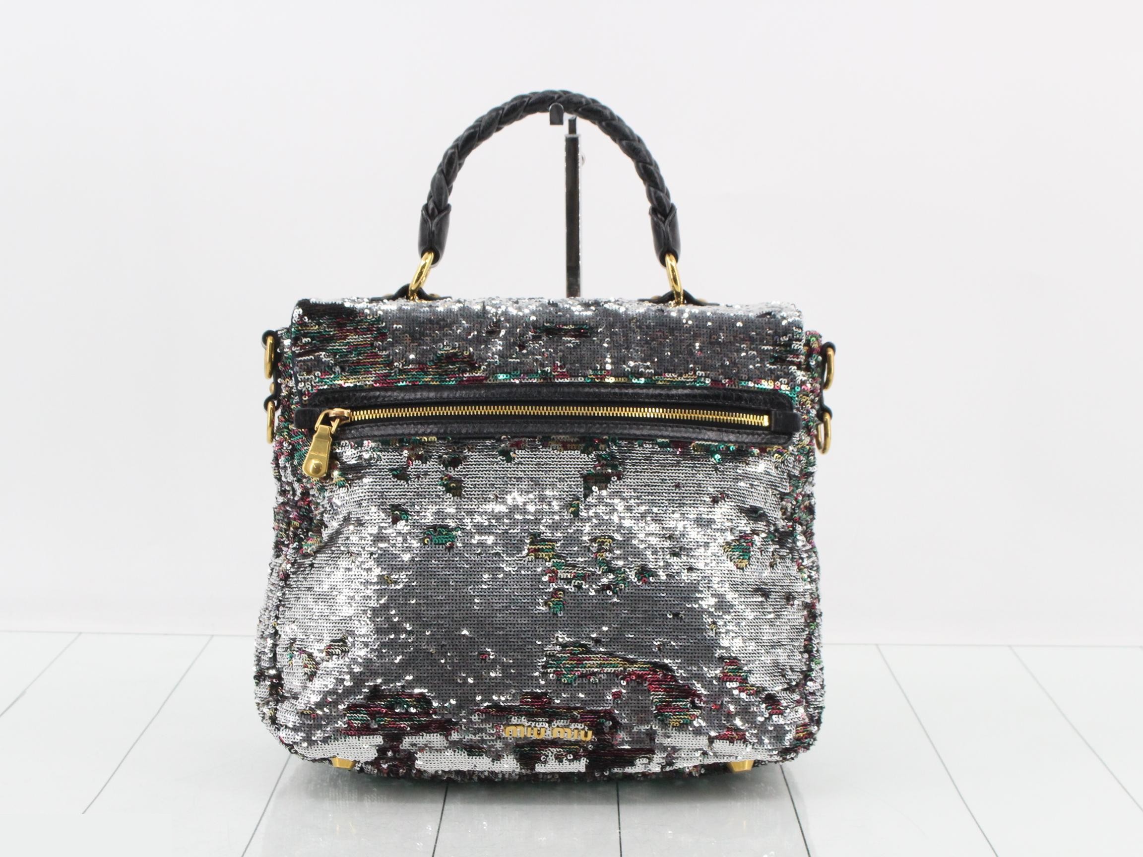 Other lines: 2-way bag with long strap, sequined, rainbow. — view 2