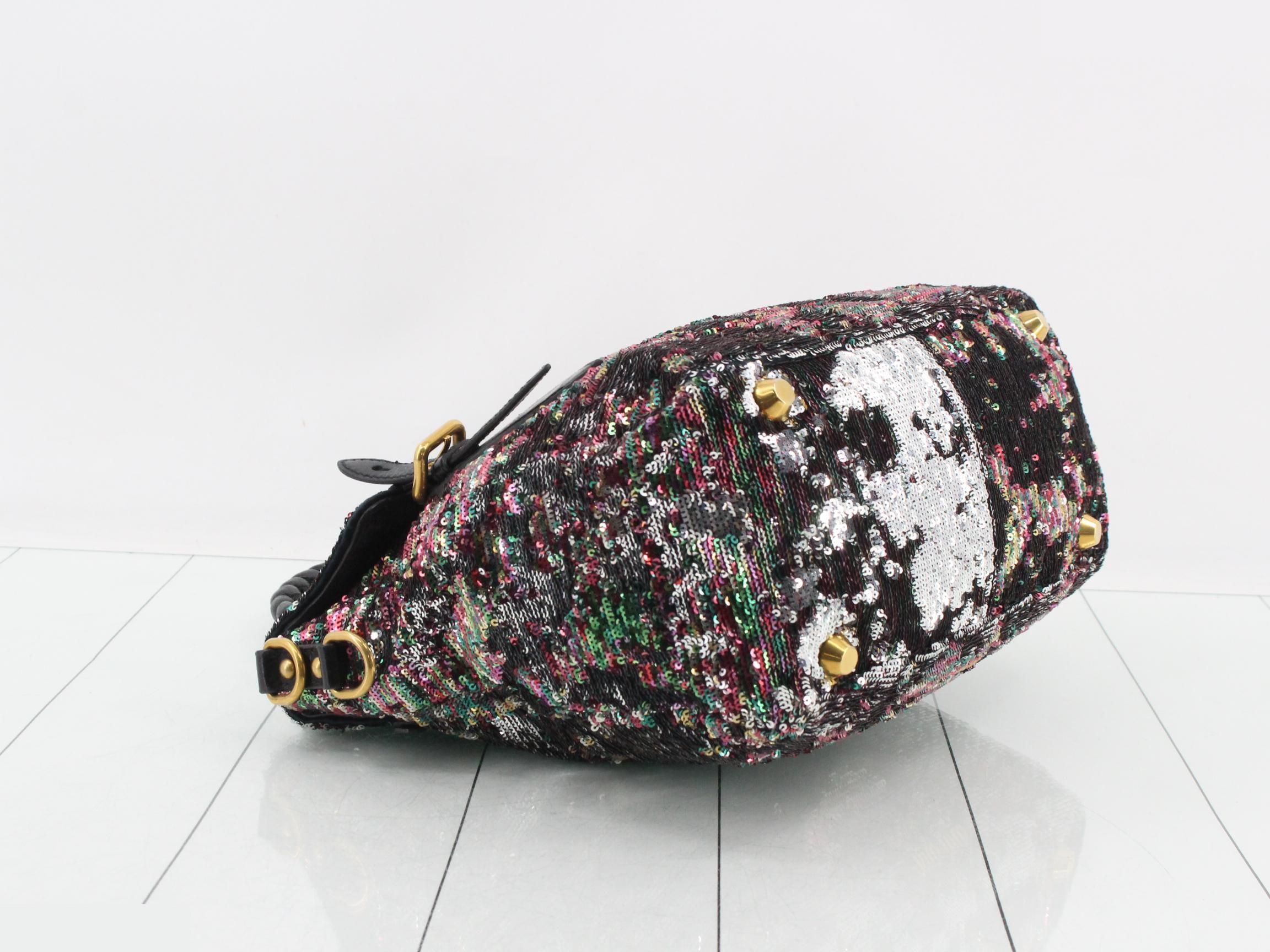Other lines: 2-way bag with long strap, sequined, rainbow. — view 5