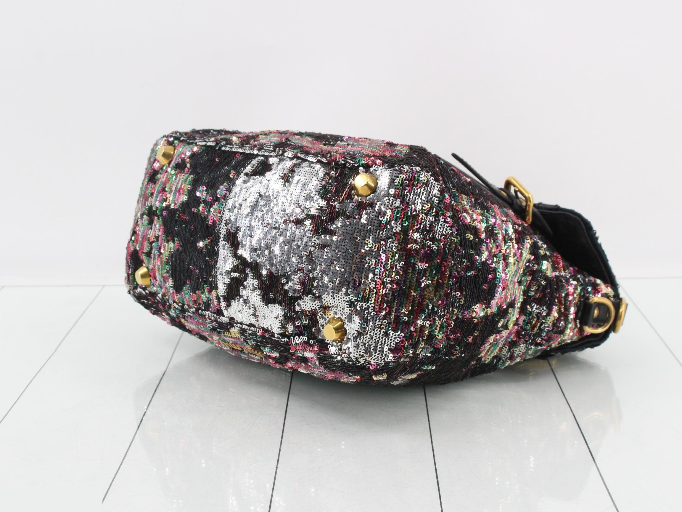 Other lines: 2-way bag with long strap, sequined, rainbow. — view 6
