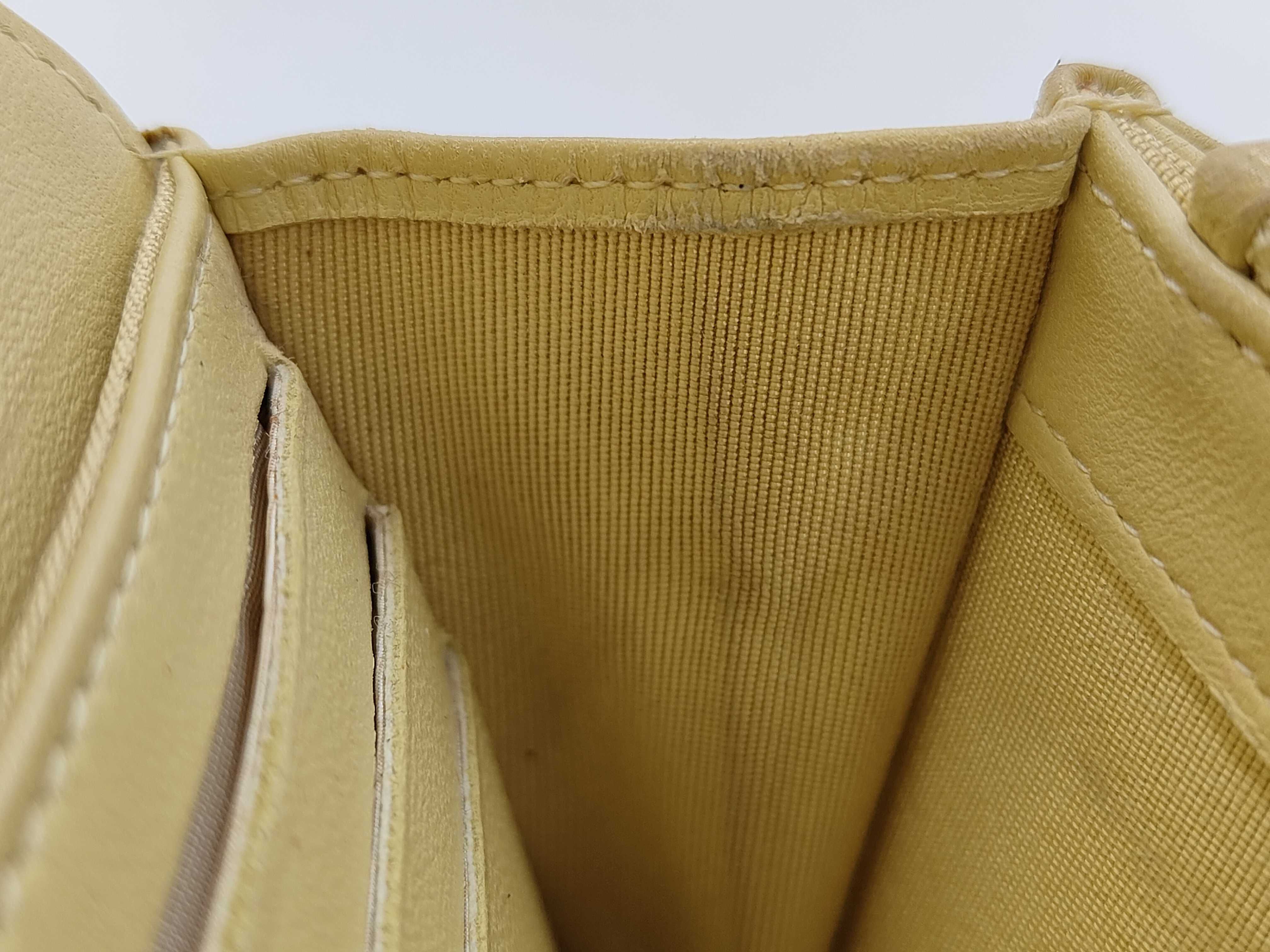 Matelassé Long Wallet, Lambskin, Yellow — view 15