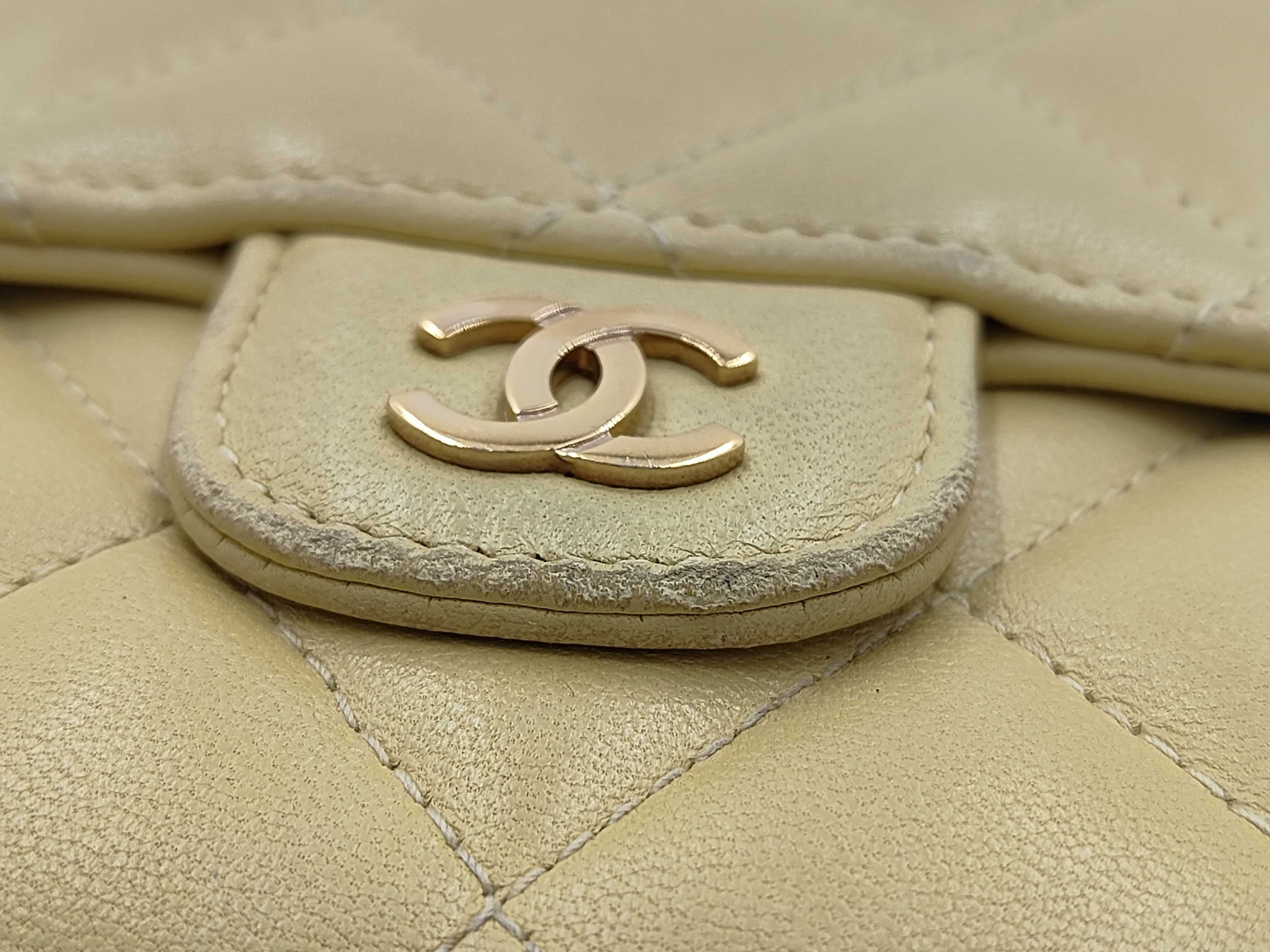 Matelassé Long Wallet, Lambskin, Yellow — view 3
