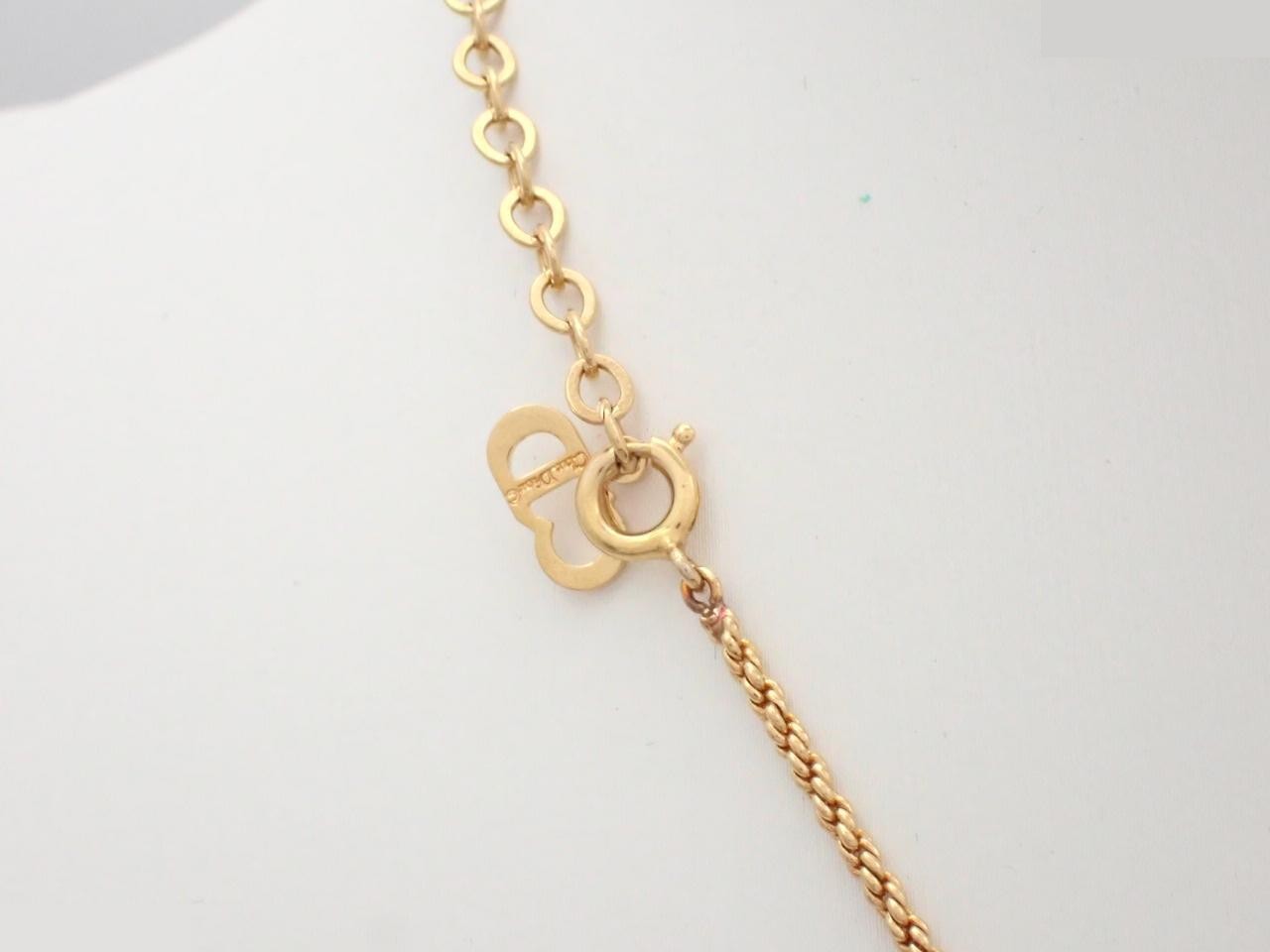 Gold necklace, chain approximately 44cm — view 2