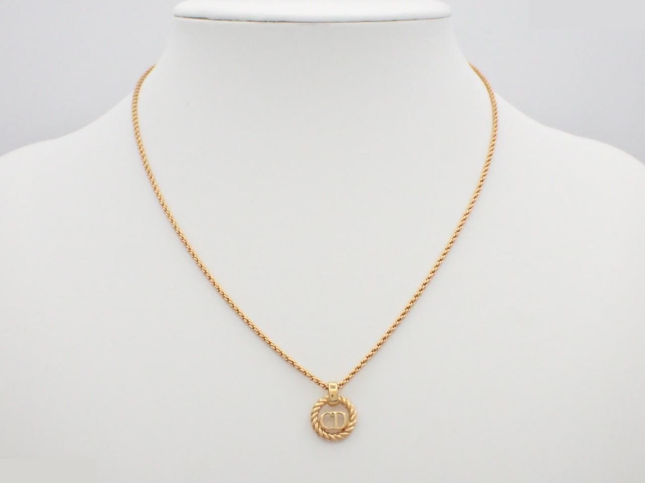Gold necklace, chain approximately 44cm — view 3