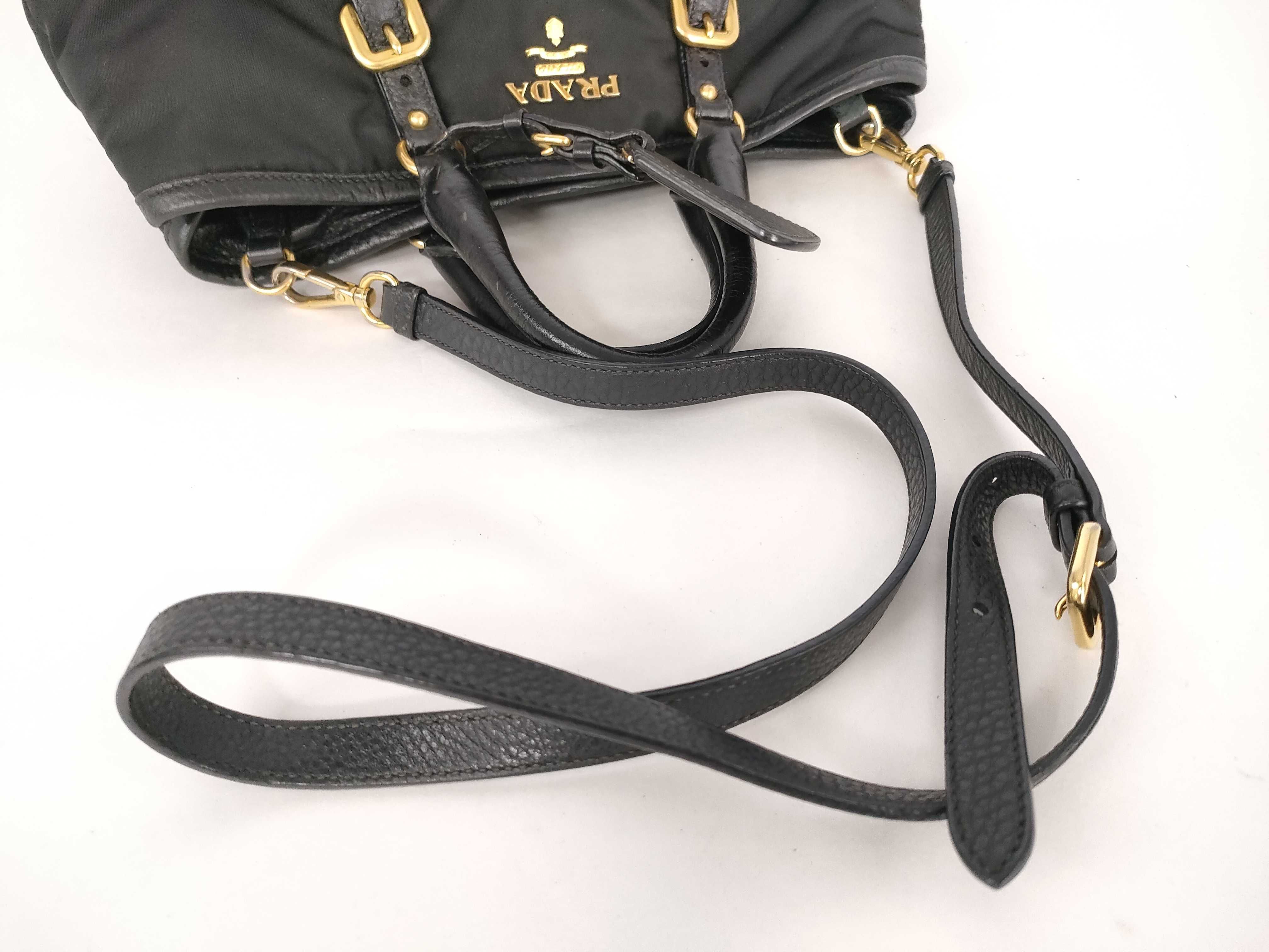 Nylon Pocono Nylon Gold Hardware 2-Way Tote Bag Handbag — view 6