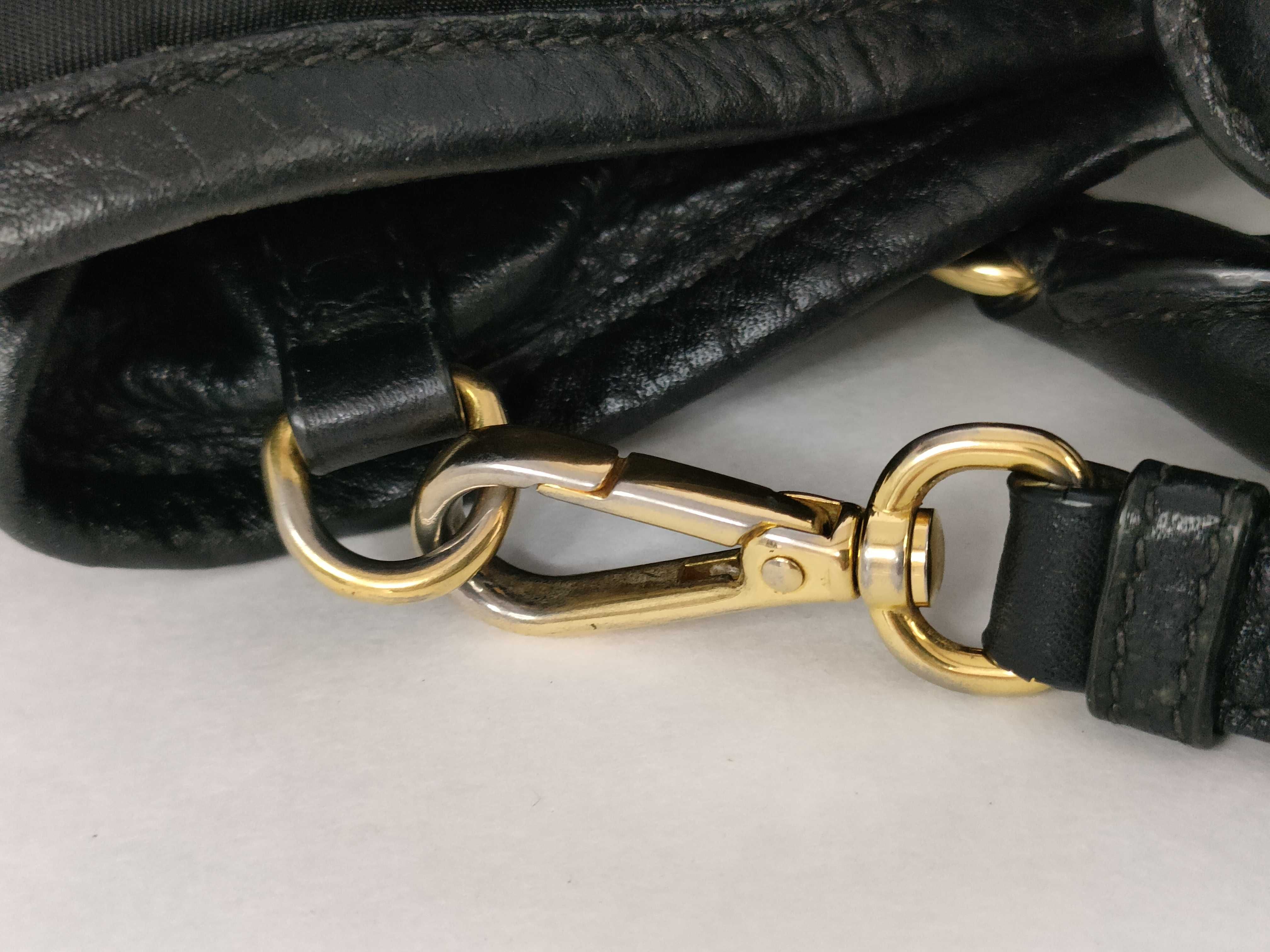 Nylon Pocono Nylon Gold Hardware 2-Way Tote Bag Handbag — view 7