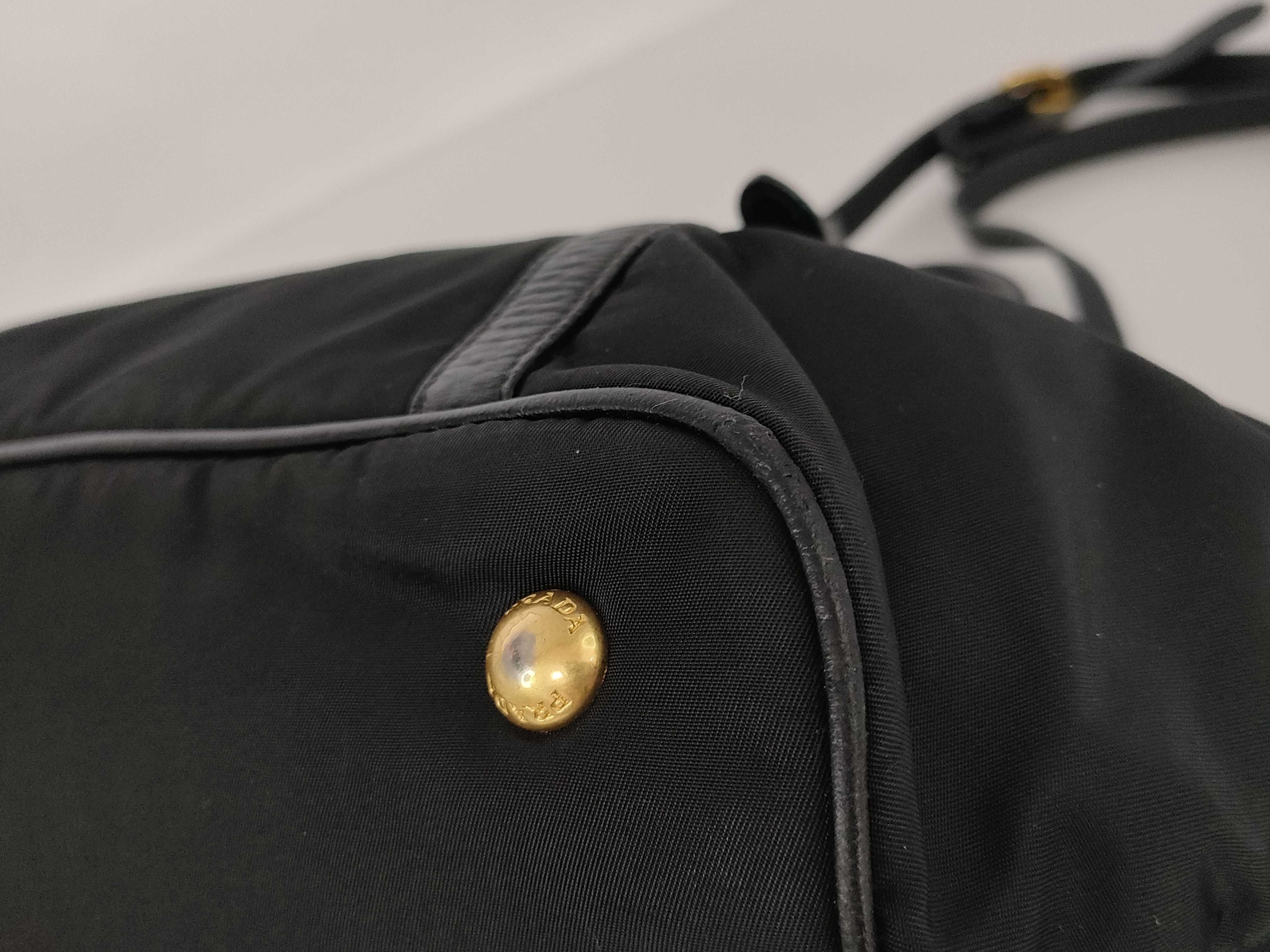 Nylon Pocono Nylon Gold Hardware 2-Way Tote Bag Handbag — view 8