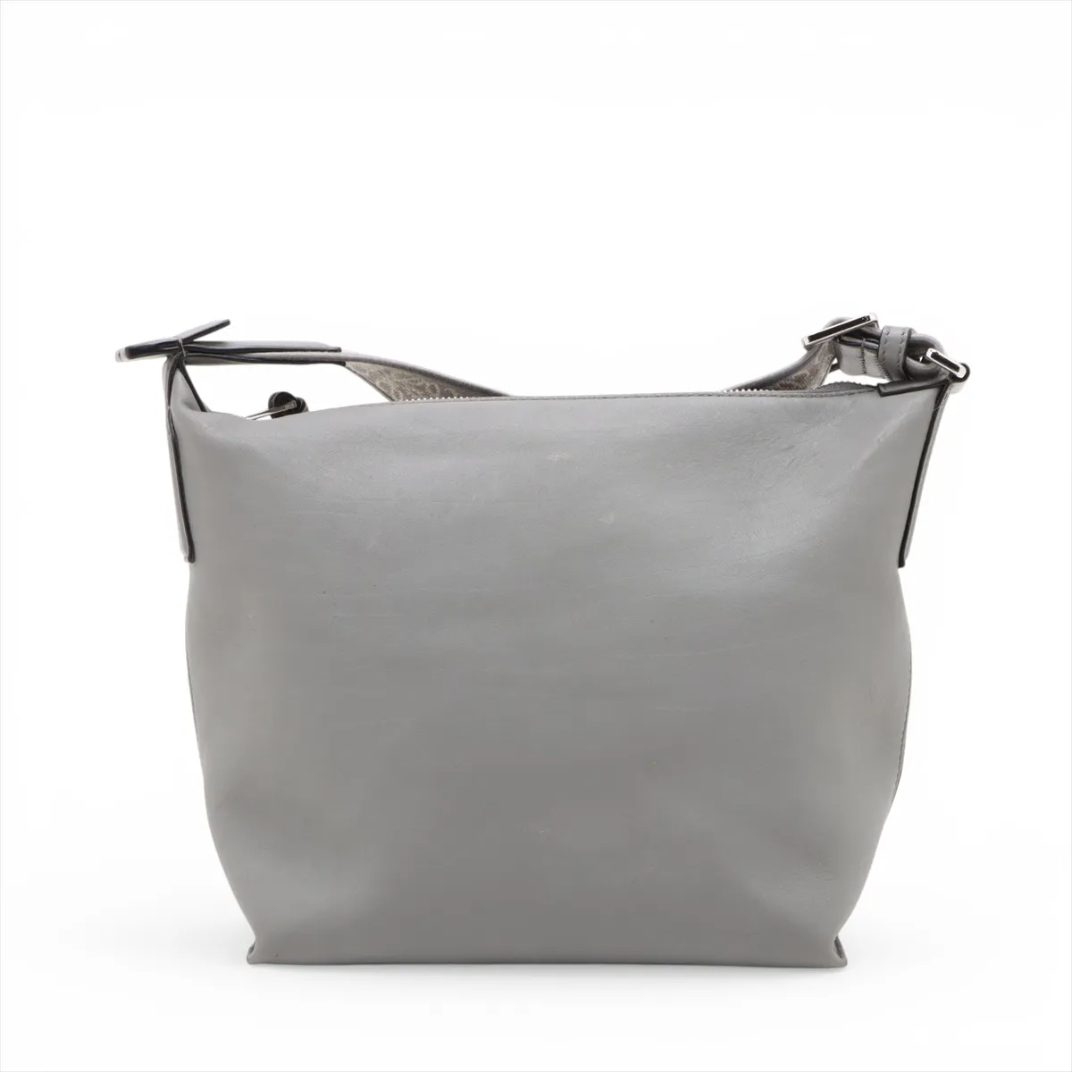 Cubby Crossbody Bag Small Leather Shoulder Bag Gray — view 2