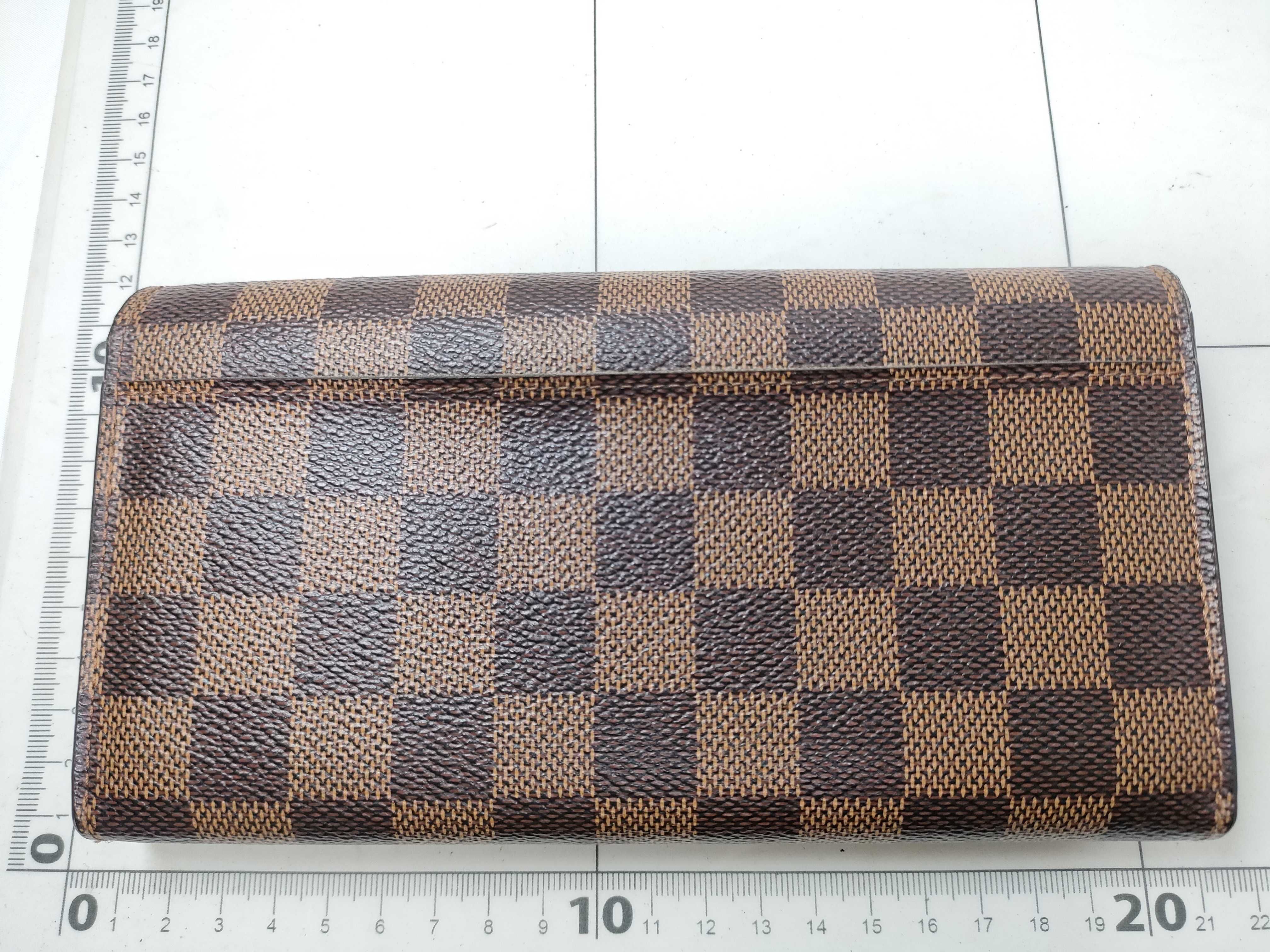 Monogram Louis Vuitton Portefeuille Sarah N63209 CA3184 Damier Wallet Long Wallet — view 2
