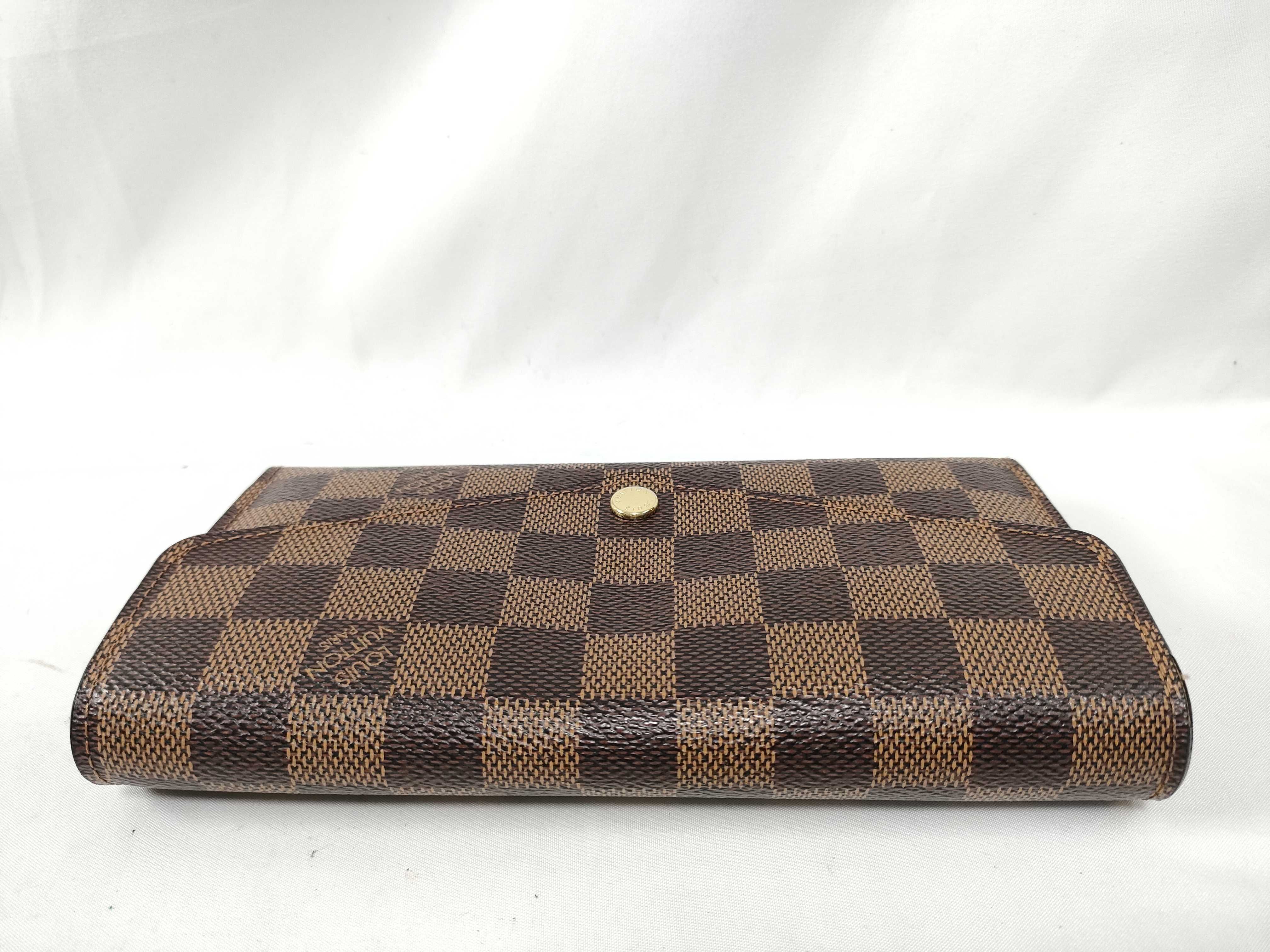 Monogram Louis Vuitton Portefeuille Sarah N63209 CA3184 Damier Wallet Long Wallet — view 4
