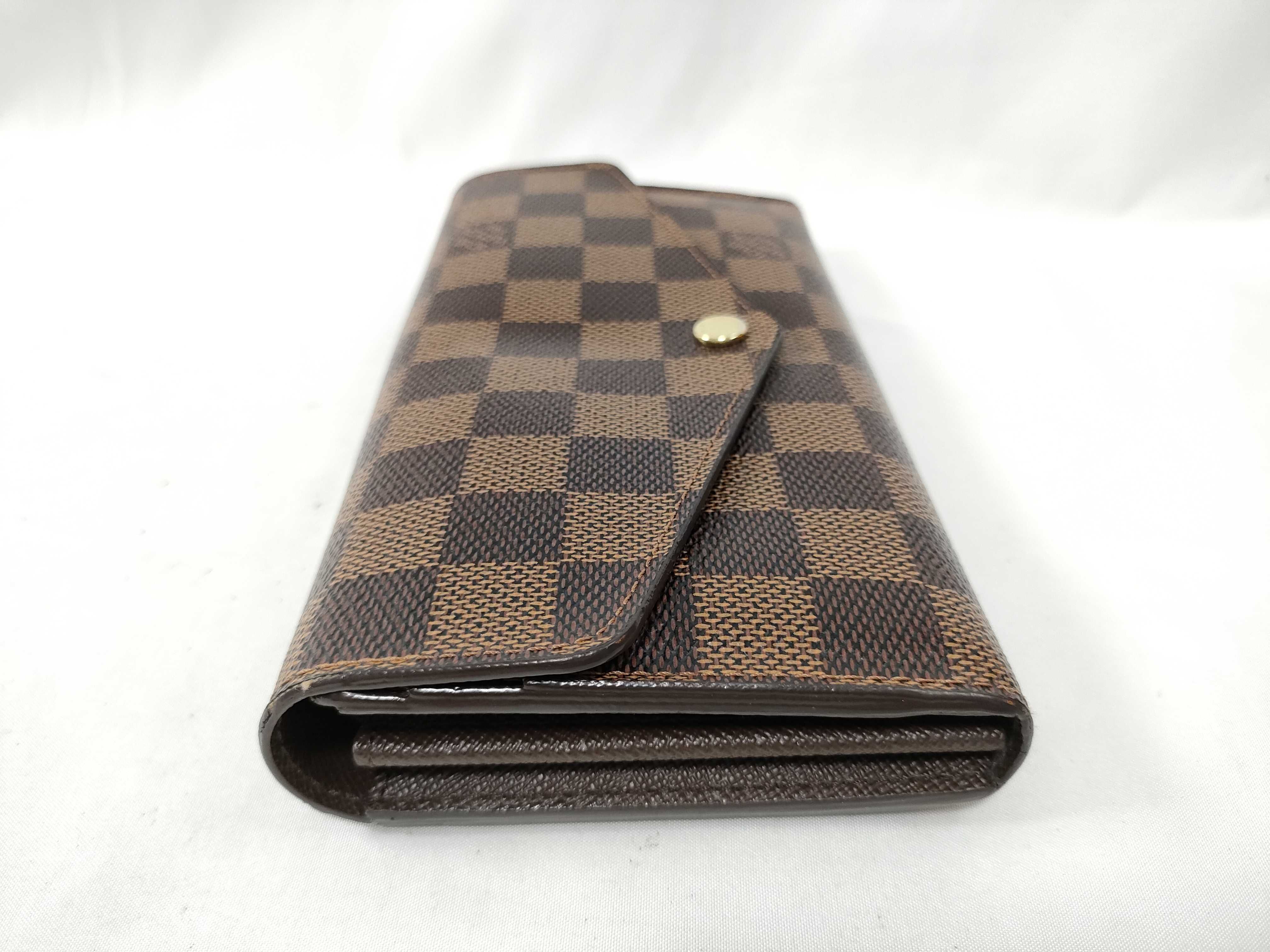 Monogram Louis Vuitton Portefeuille Sarah N63209 CA3184 Damier Wallet Long Wallet — view 5