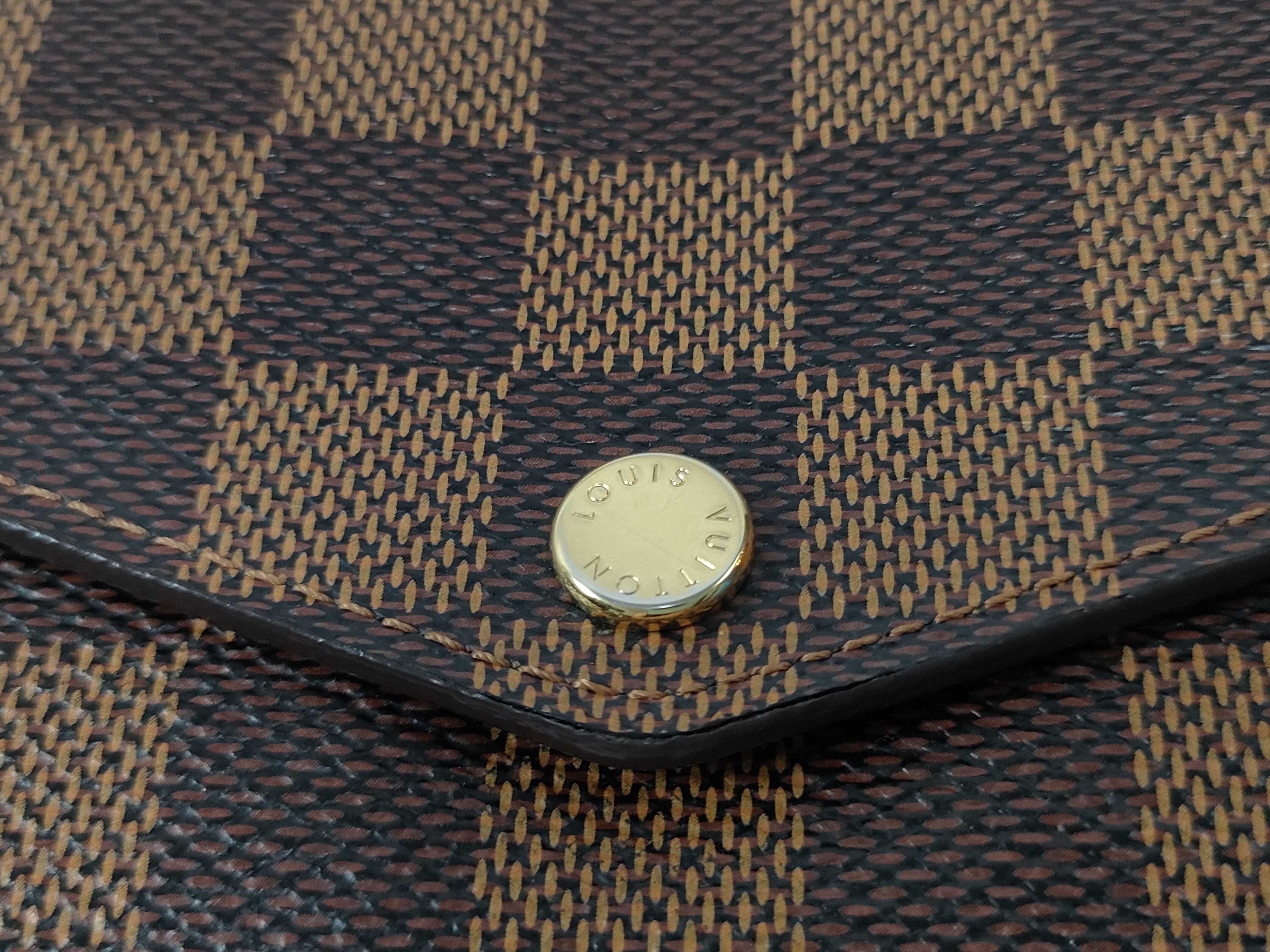 Monogram Louis Vuitton Portefeuille Sarah N63209 CA3184 Damier Wallet Long Wallet — view 7