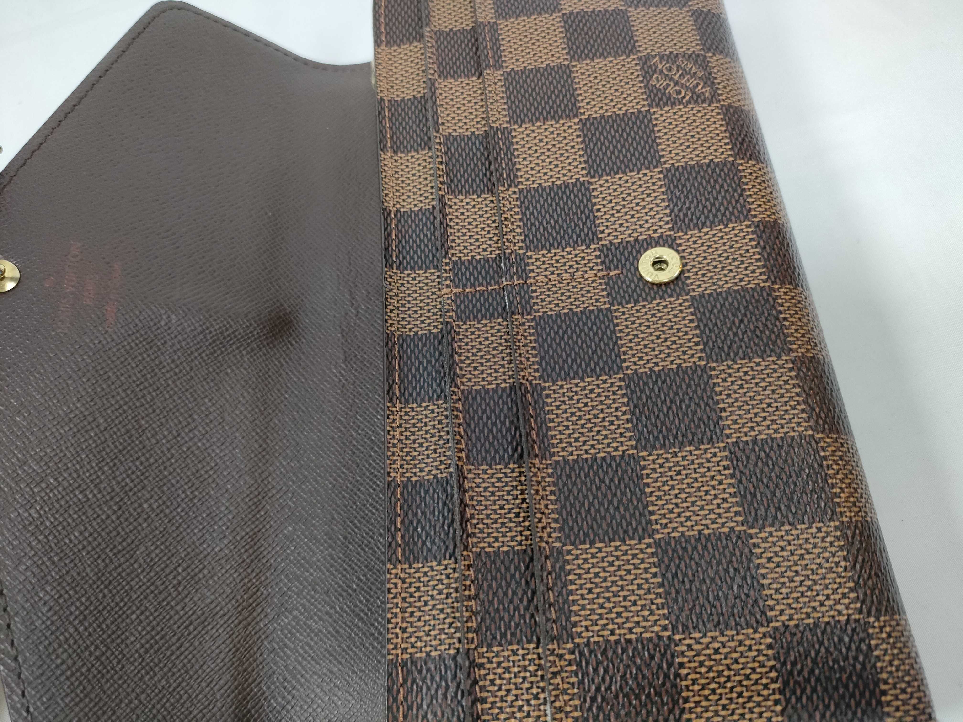 Monogram Louis Vuitton Portefeuille Sarah N63209 CA3184 Damier Wallet Long Wallet — view 8