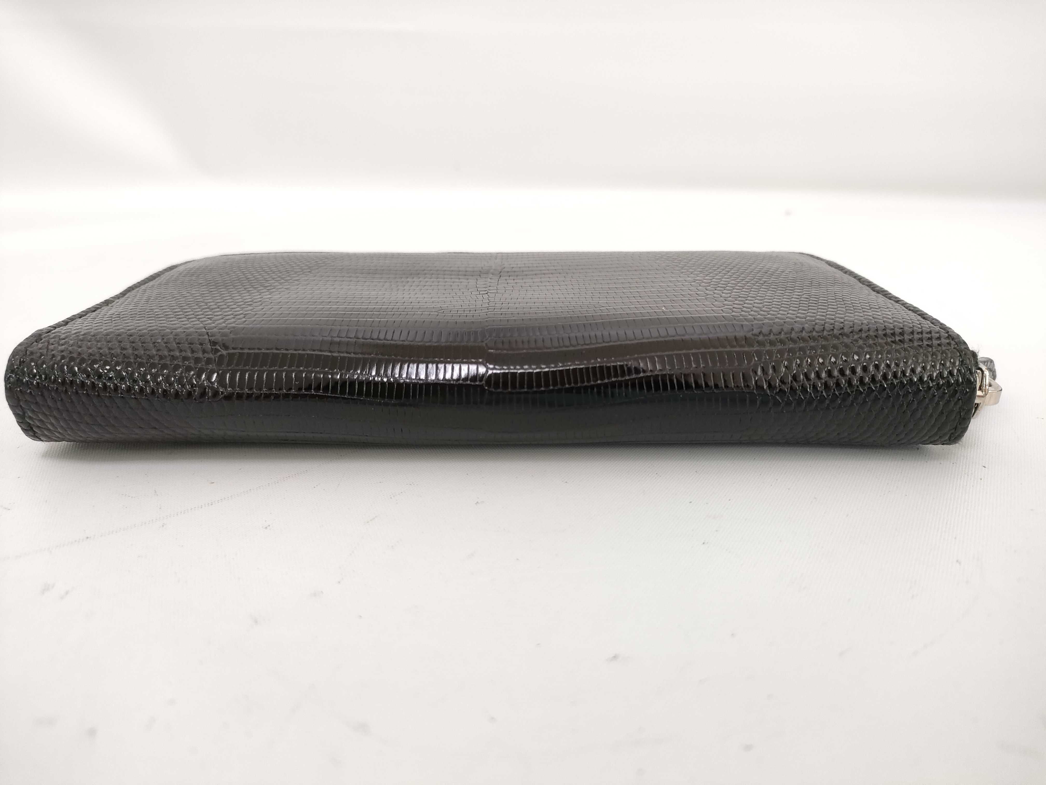Bulgari Lizard Long Wallet — view 4