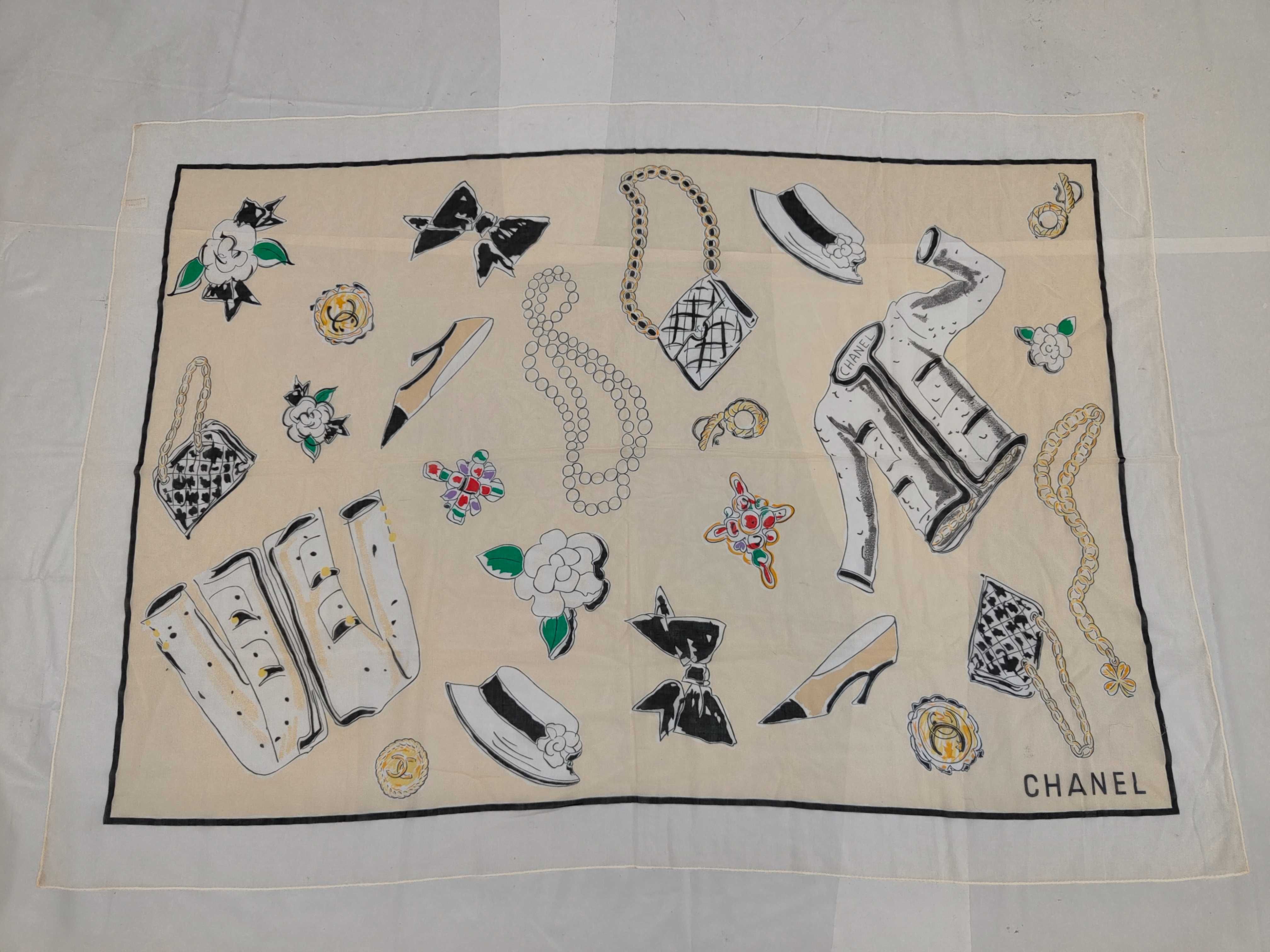large scarf and other accessories