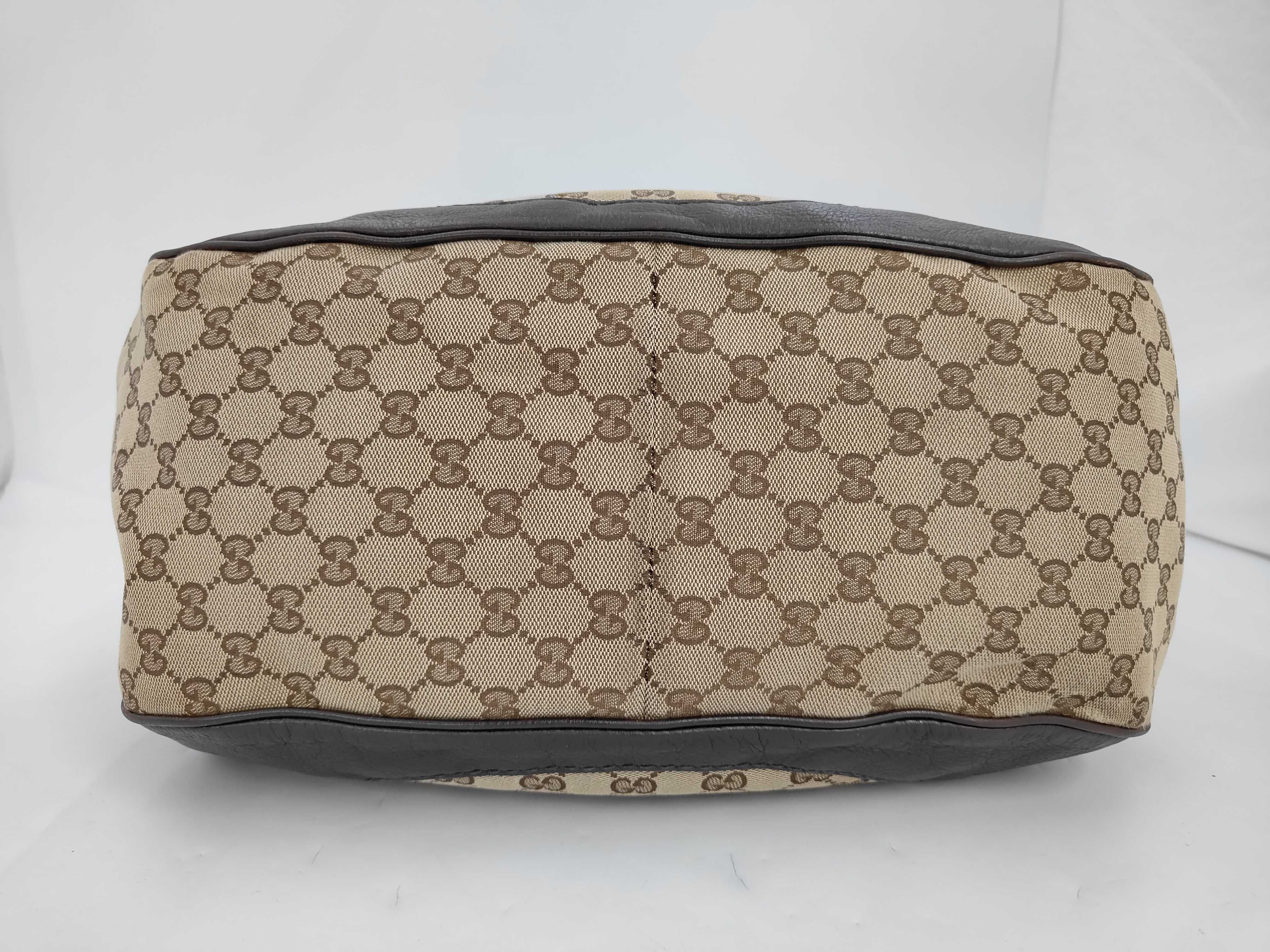 GG Interlocking Shoulder Bag Brown 203504 Handbag — view 3