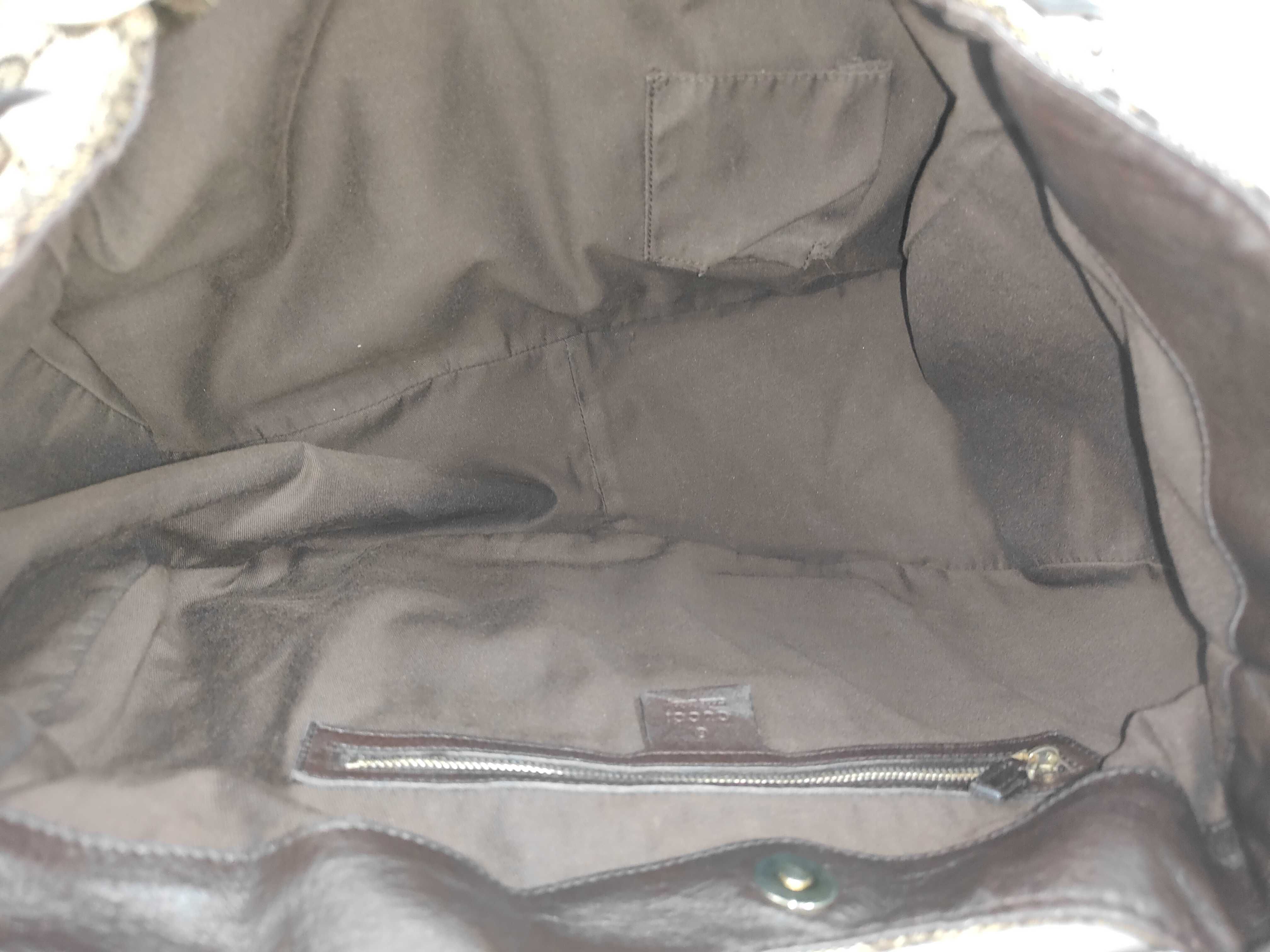 GG Interlocking Shoulder Bag Brown 203504 Handbag — view 7