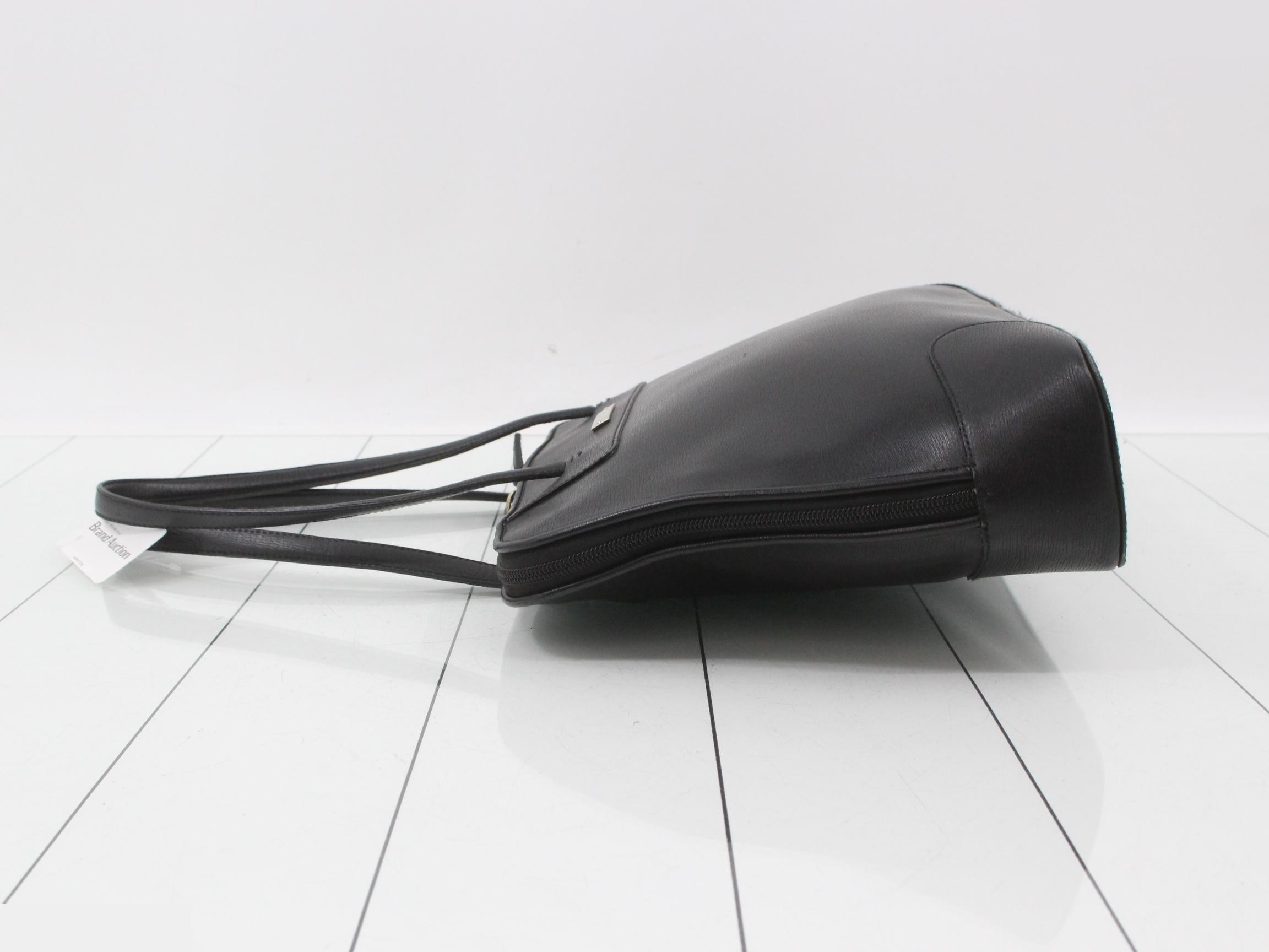 Leather Black Shoulder Bag — view 4