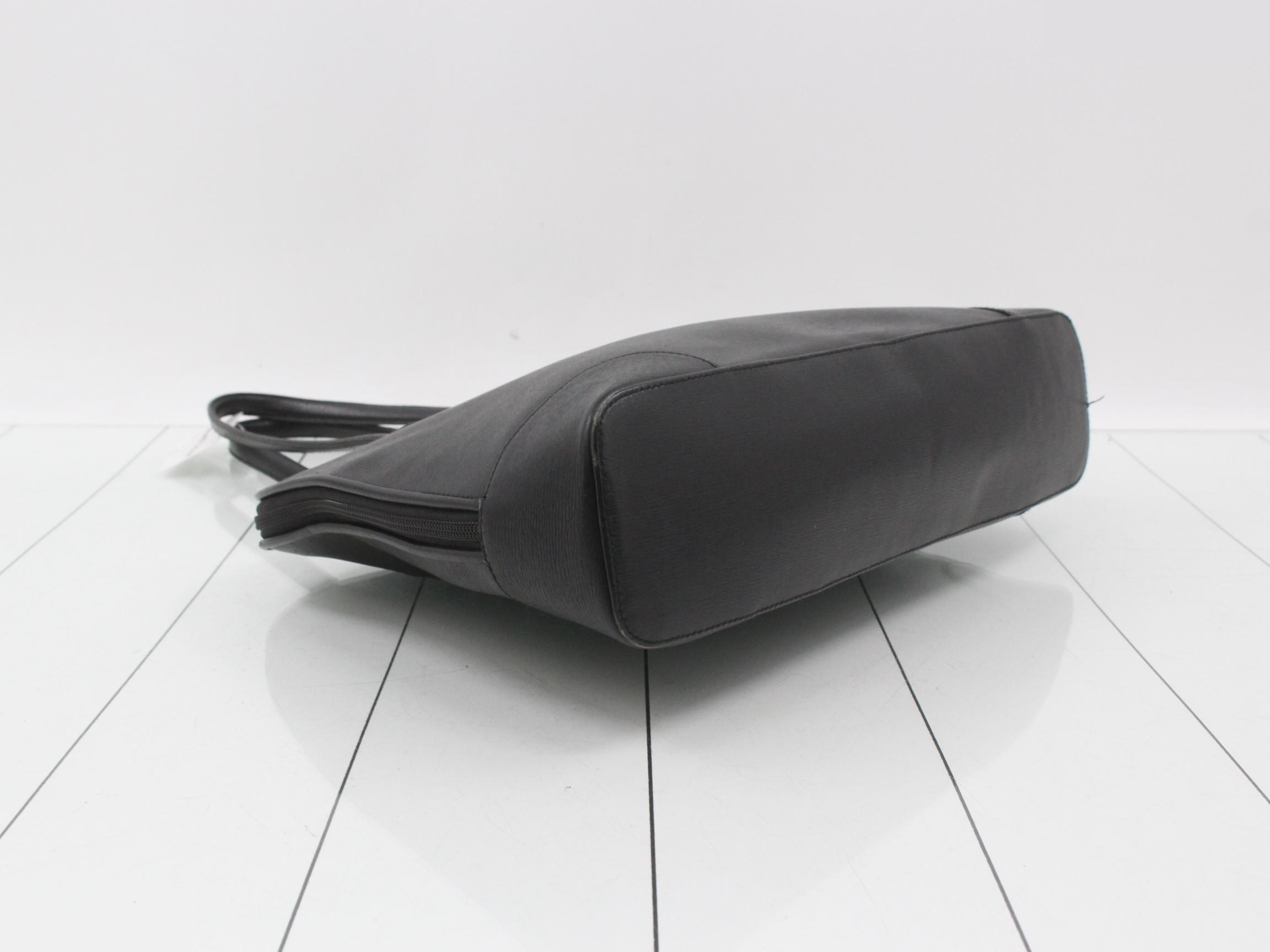 Leather Black Shoulder Bag — view 5