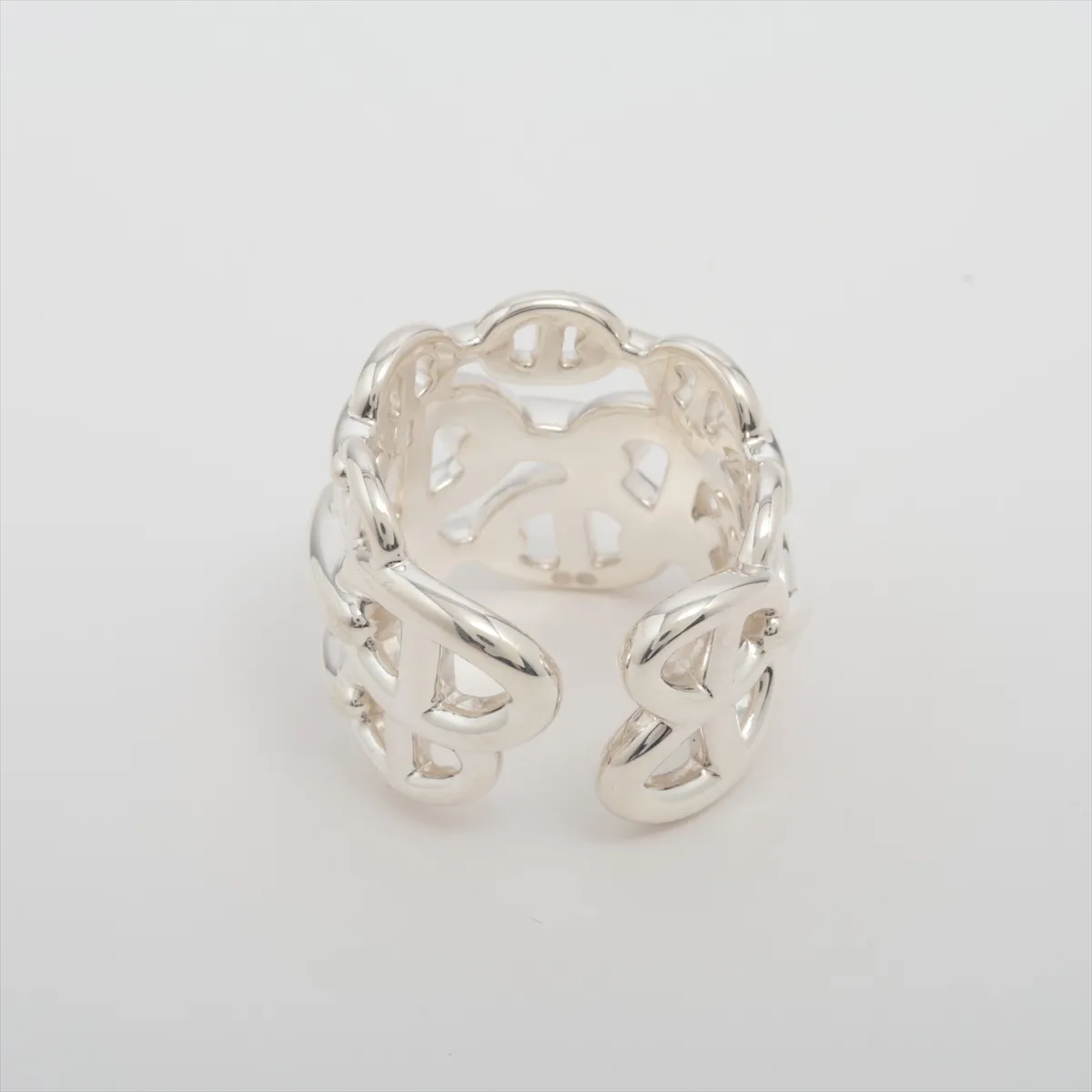 Chaine d'Ancre Enchainée GM 2022 Ring, Size 54, 925 Sterling Silver, 13.6g, 22BD503305. — view 2