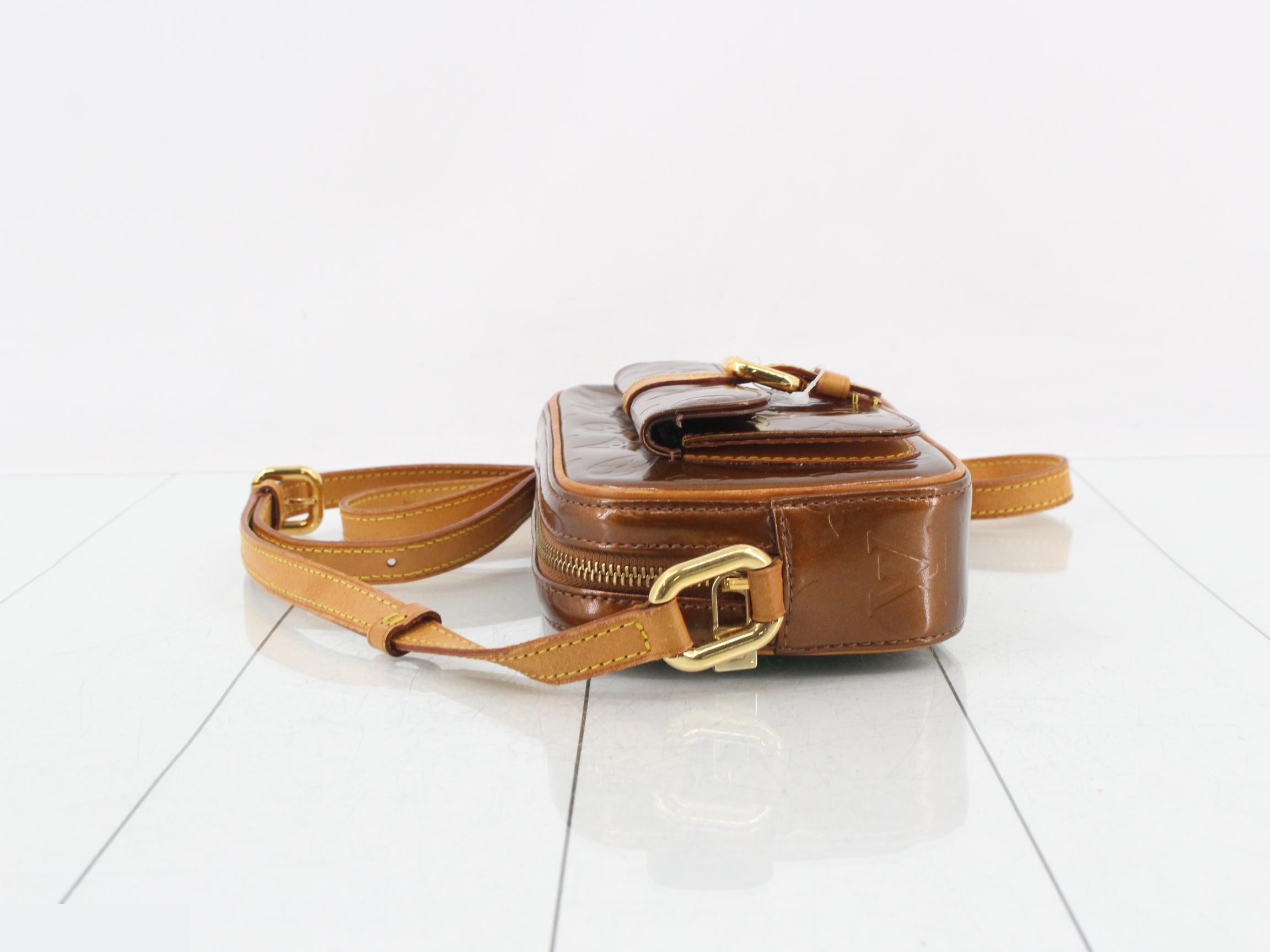 Vernis Christie MM Bronze Shoulder Bag — view 4