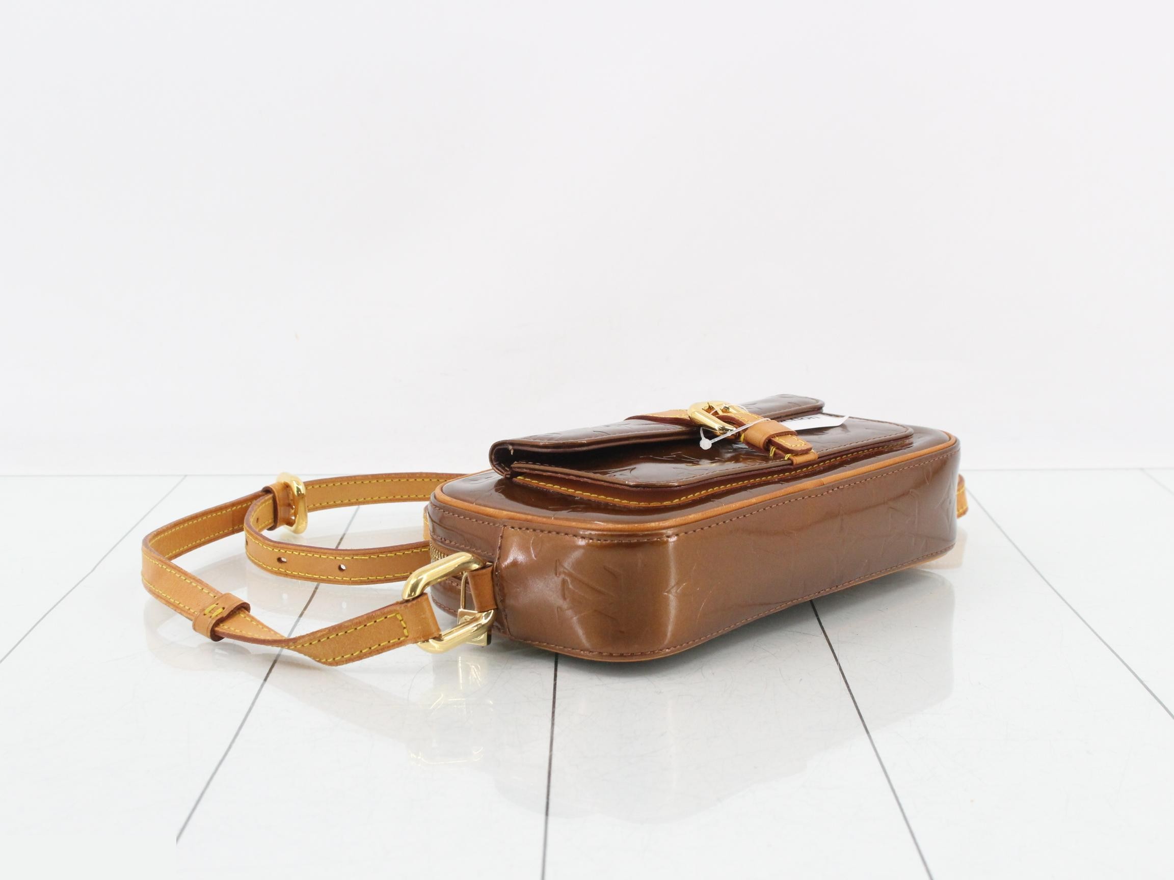 Vernis Christie MM Bronze Shoulder Bag — view 5