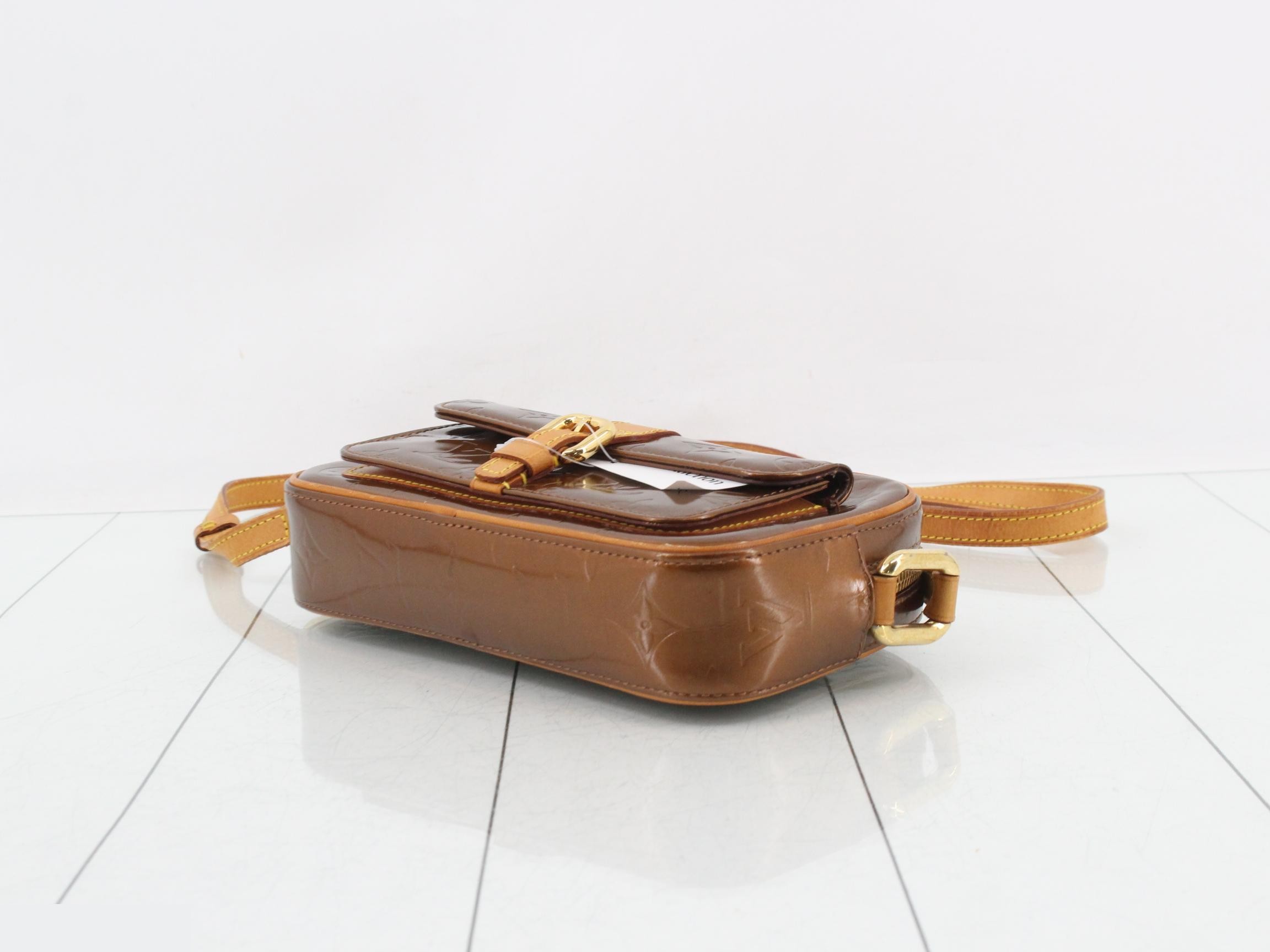 Vernis Christie MM Bronze Shoulder Bag — view 6