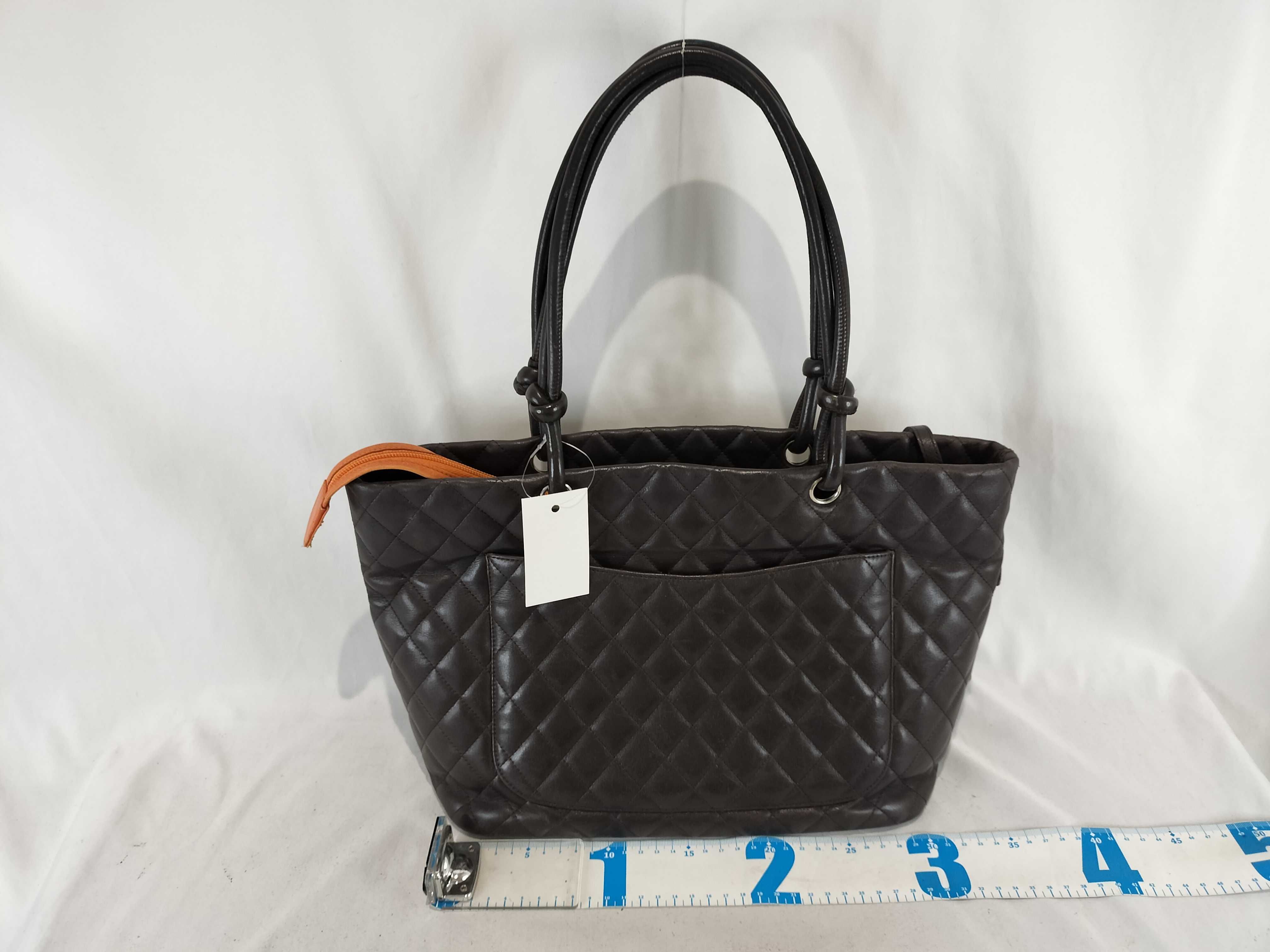 Cambon Tote Bag, No. 12, Brown Handbag — view 3