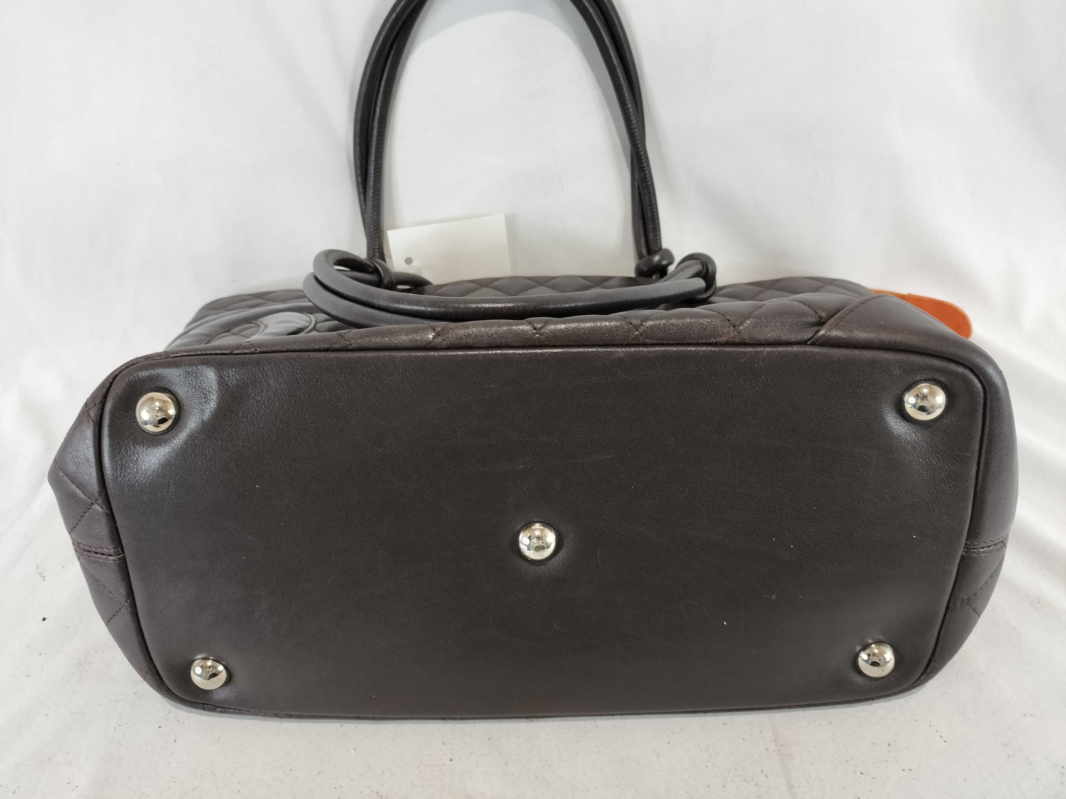 Cambon Tote Bag, No. 12, Brown Handbag — view 8
