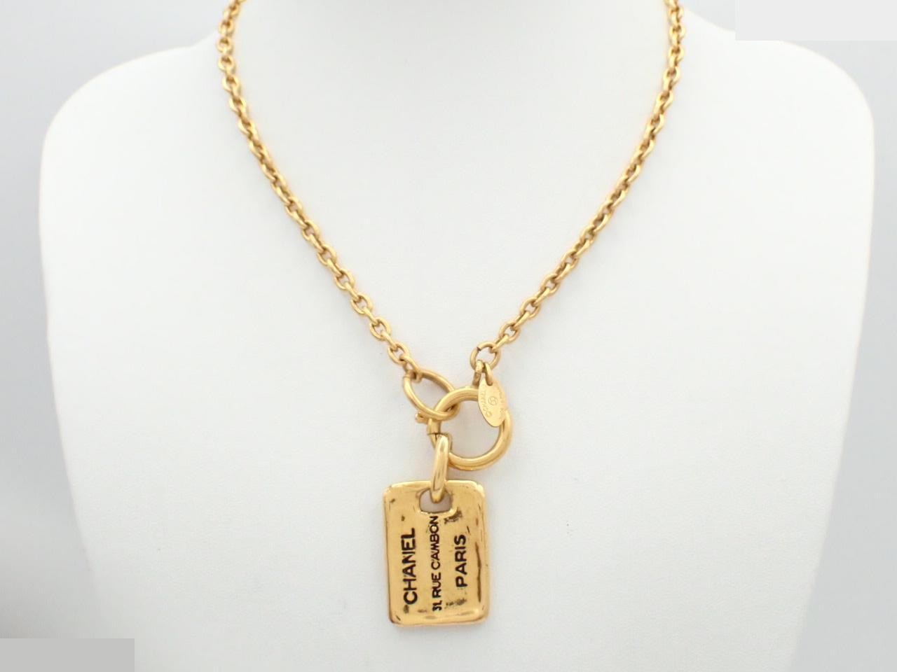 Cambon Plate Necklace, Chain approx. 38cm — view 3