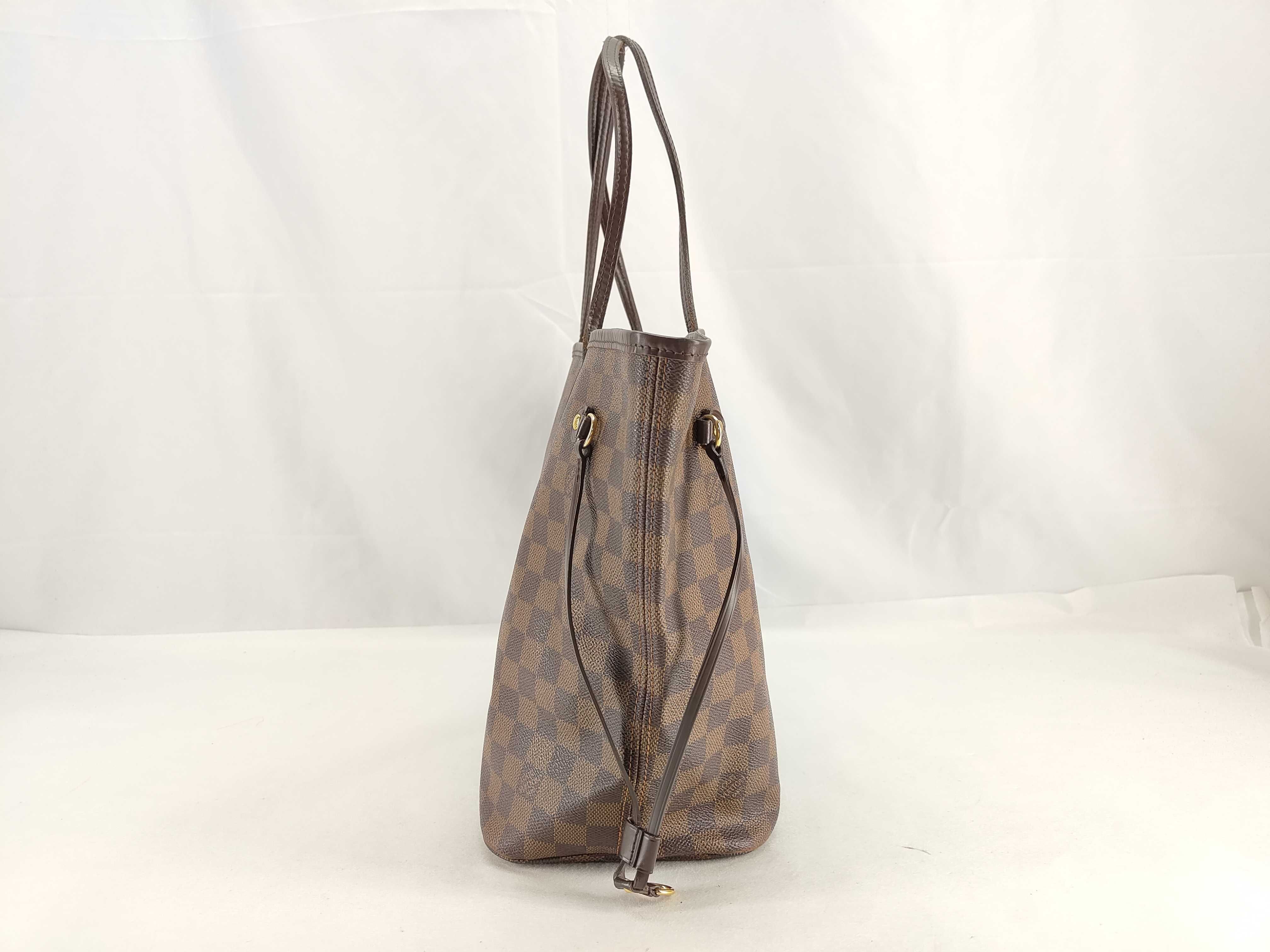 Damier Neverfull MM Tote Bag N51105 AR4160 Brown — view 3