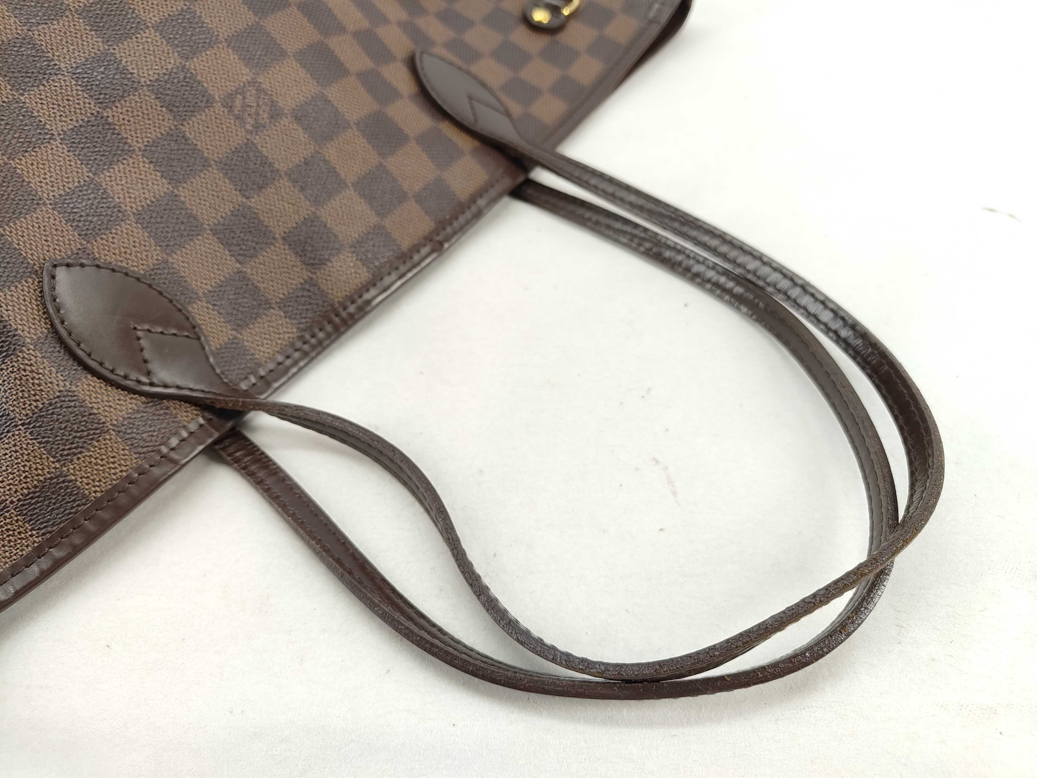 Damier Neverfull MM Tote Bag N51105 AR4160 Brown — view 4