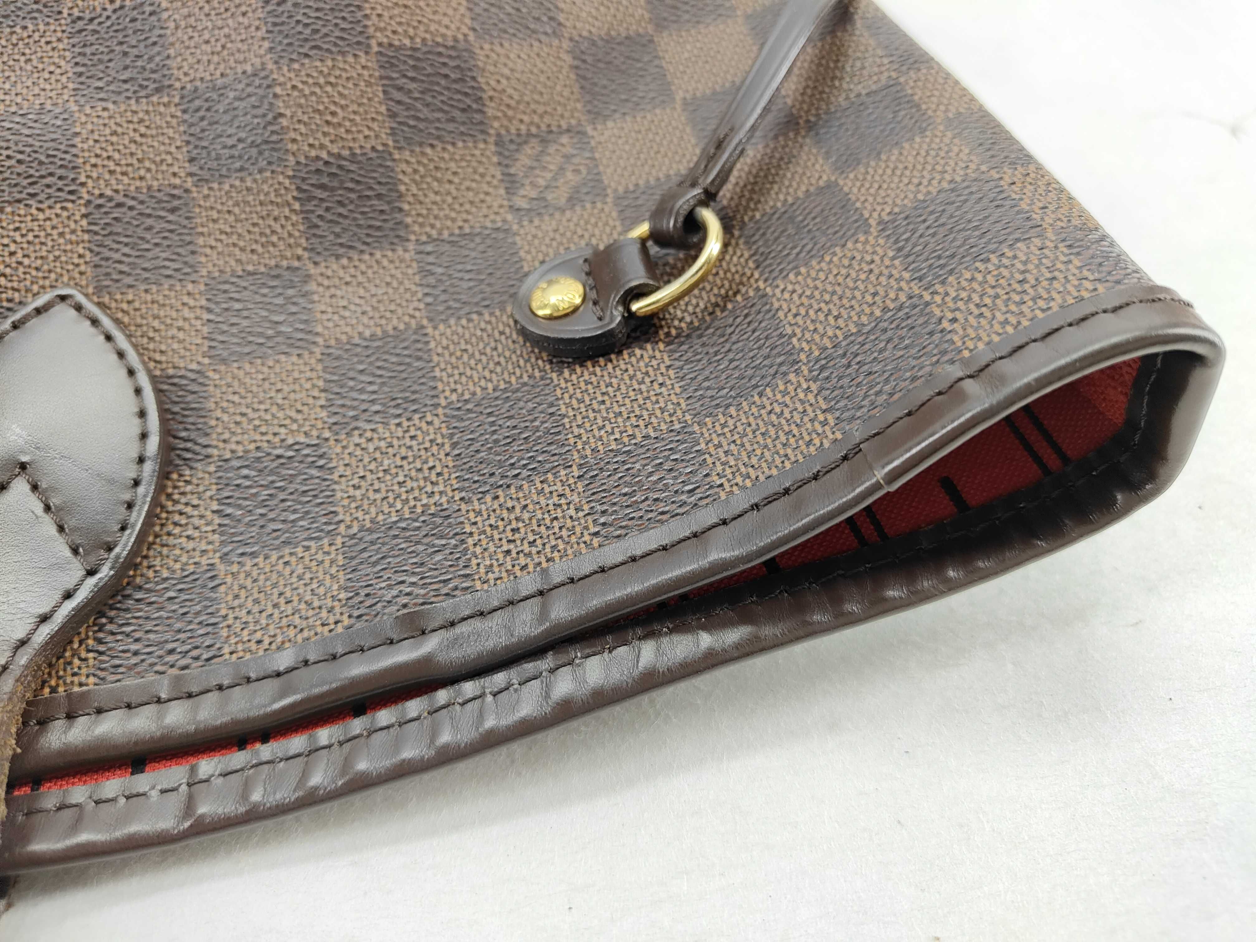 Damier Neverfull MM Tote Bag N51105 AR4160 Brown — view 7