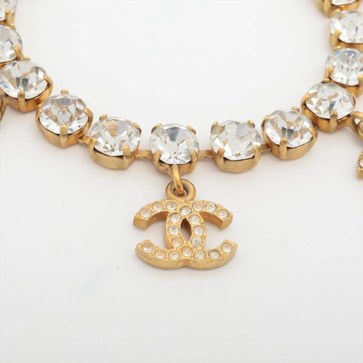 Cocomark 95P Bracelet GP x Rhinestone Gold — view 2