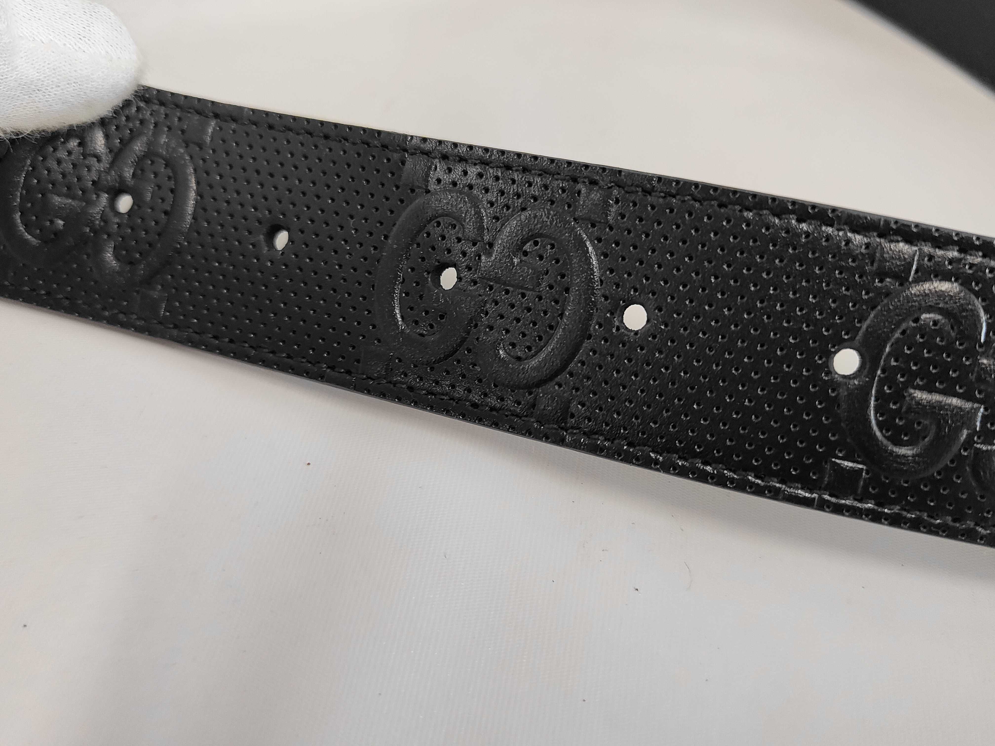 Unused GG Embossed Belt — view 4