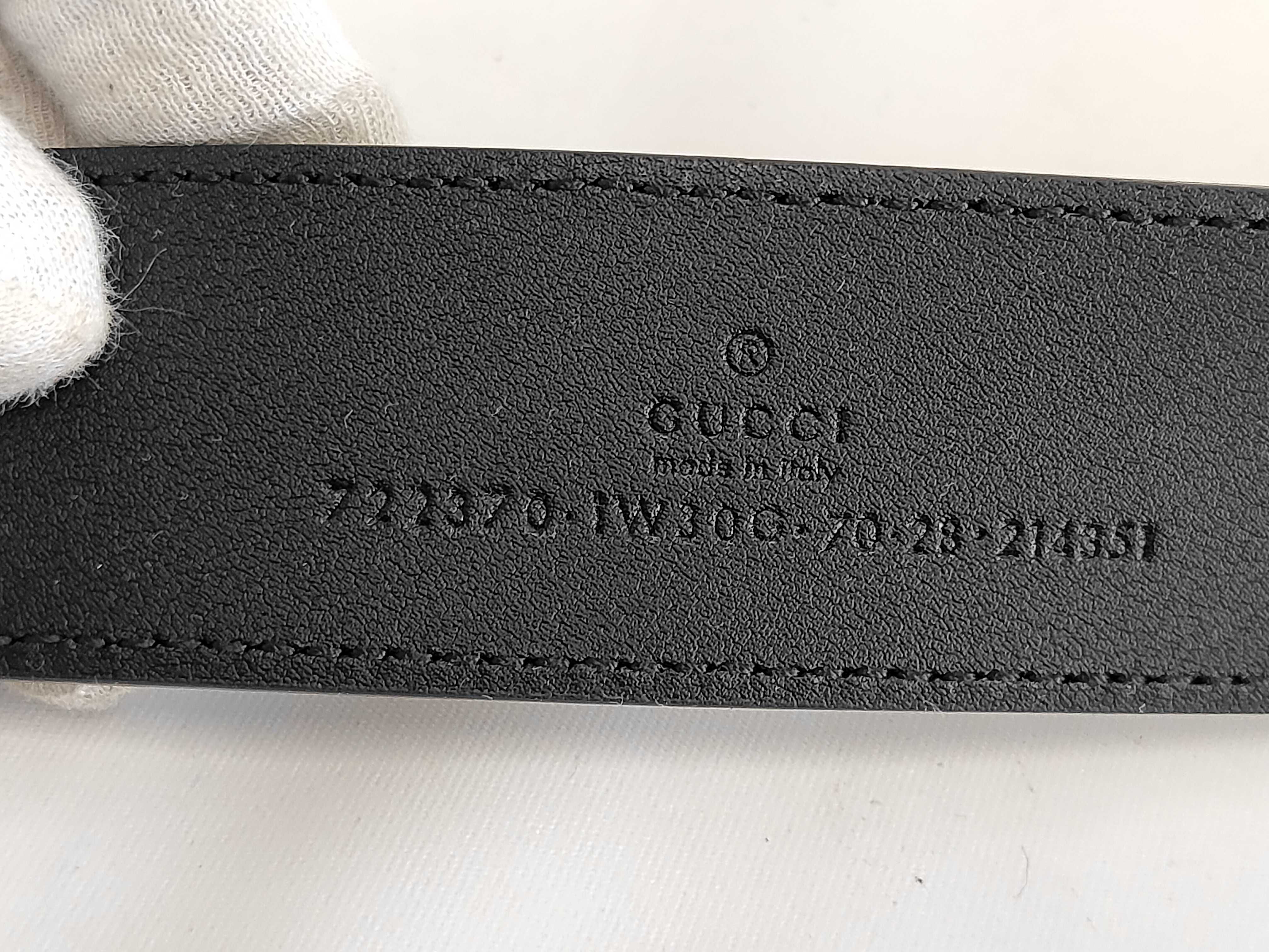 Unused GG Embossed Belt — view 5